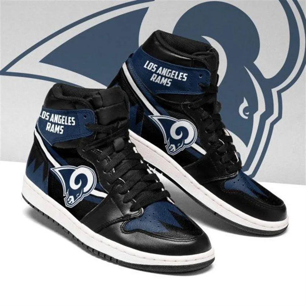 Los Angeles Rams NFL Sport Team AJ1 Air Jordan 1 High Sneakers Shoes For Men And Women 400JF-2665