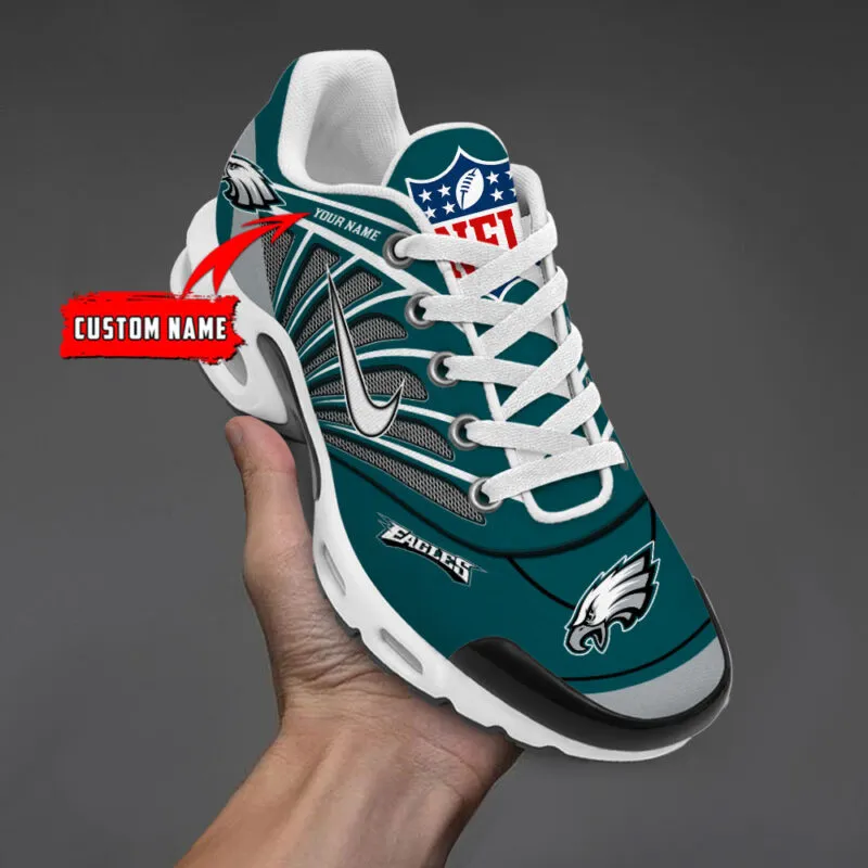 Philadelphia Eagles Personalized Name Team Mix Colors Sport Team TN Air Max Shoes Air Cushion Sneakers 979HG-6493