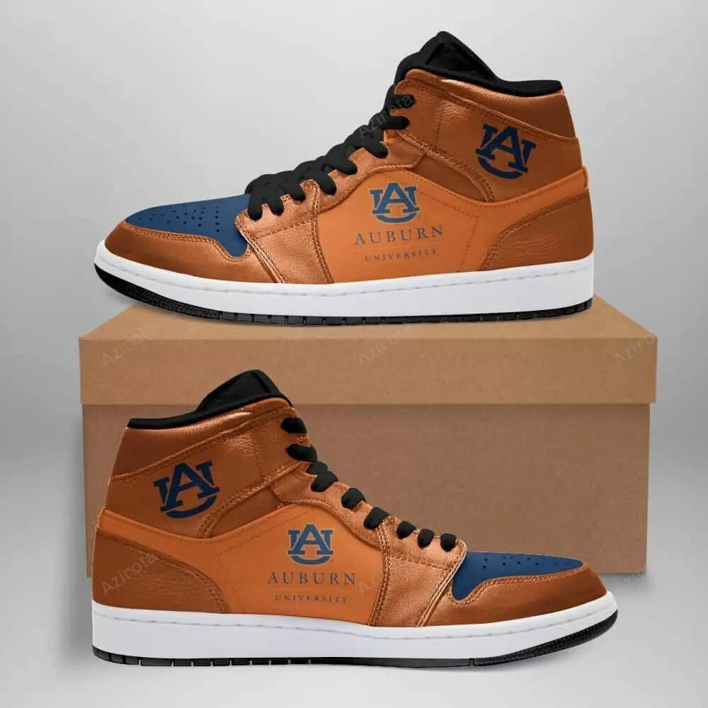 Auburn Tigers Orange Blue JD1 High Sneakers 547EL-1937
