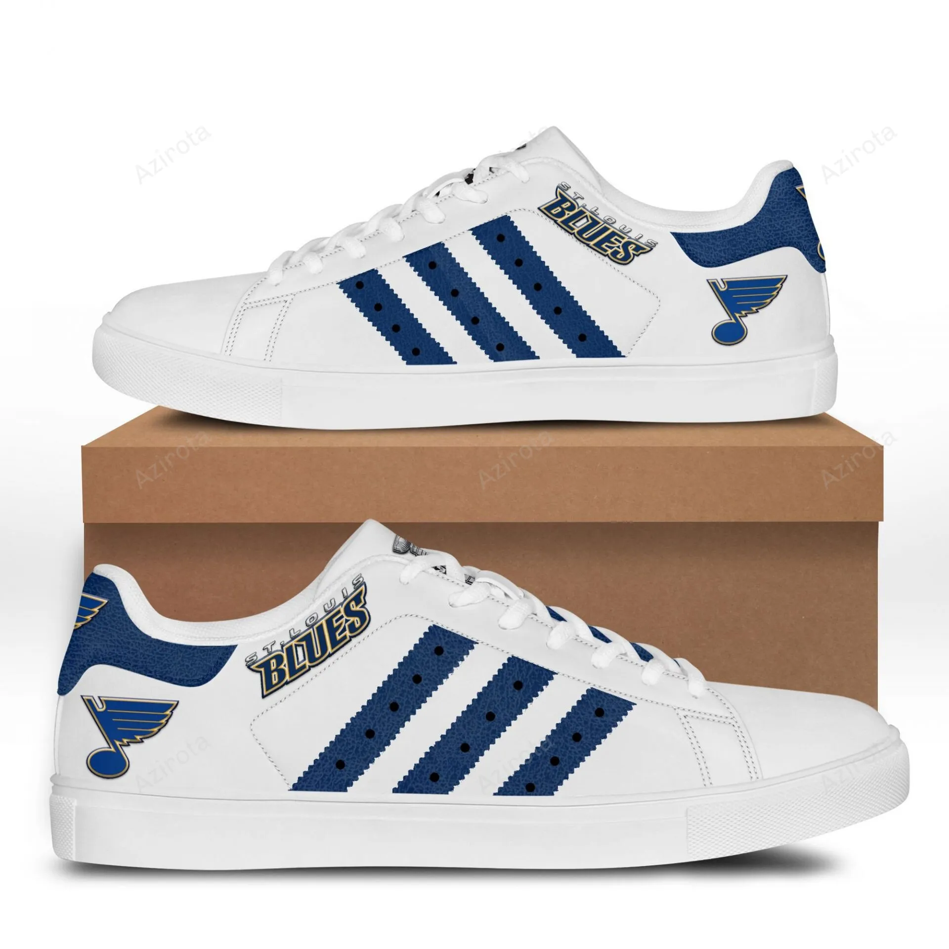 St. Louis Blues Stan Smith Shoes V4 477DY-3388