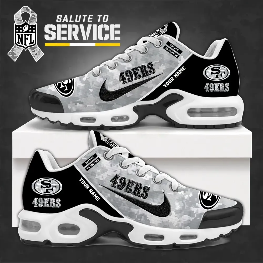 San Francisco 49ers New Colorsnike Air Max Plus TN Shoes Air Cushion Sneaker 247XY-7019