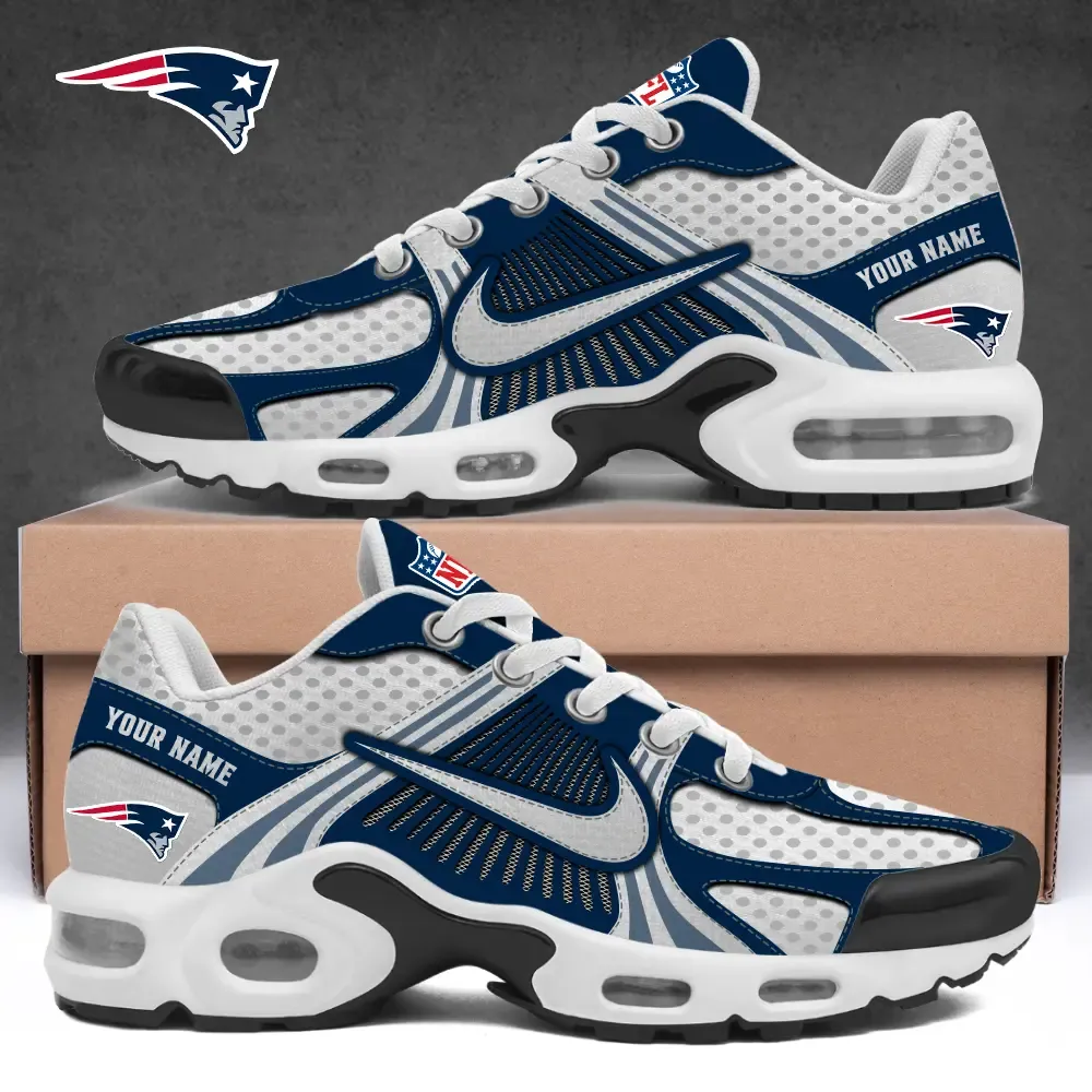 New England Patriots New Colorsnike Air Max Plus TN Shoes Air Cushion Sneaker 160KR-7359