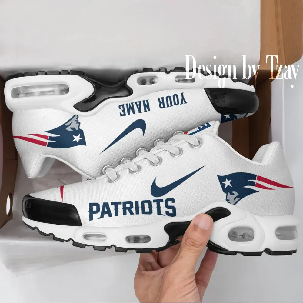 New England Patriots Personalized New Colorsnike Air Max Plus TN Shoes Air Cushion Sneaker 516GC-6832