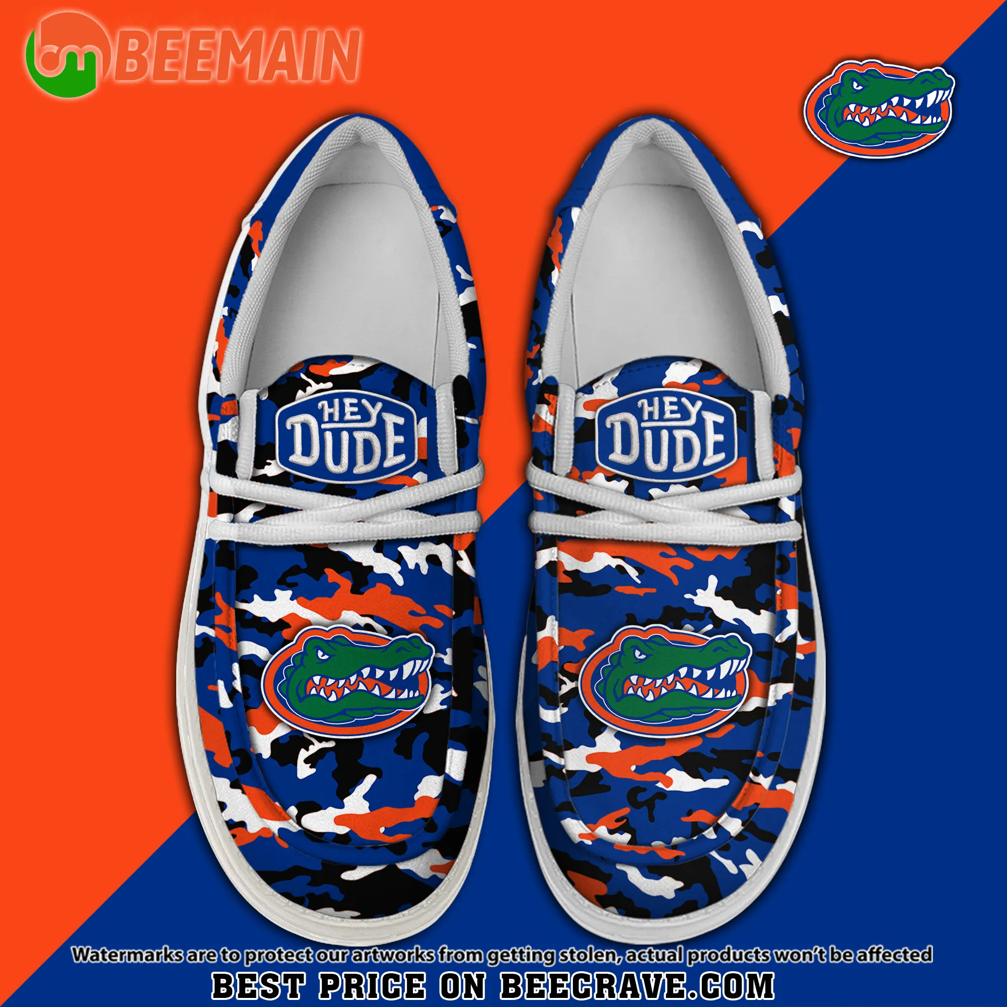 Florida Gators Custom Name Hey Dude Shoes 317NV-8386