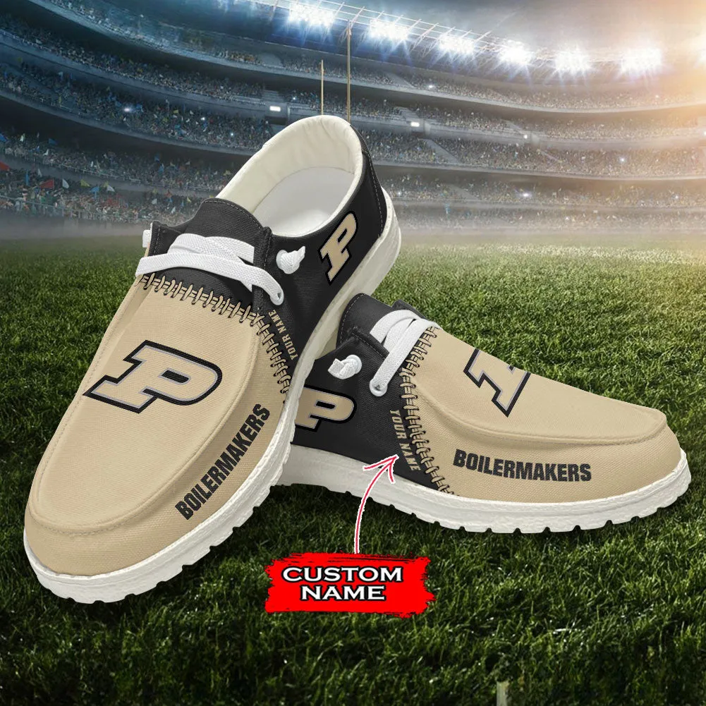 Purdue Boilermakers Custom Name Hey Dude Shoes 308IS-6151