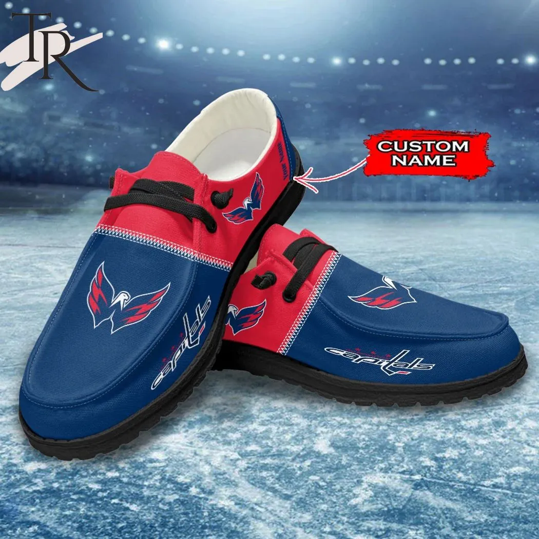 Washington Capitals Custom Name Hey Dude Shoes 707QX-7967