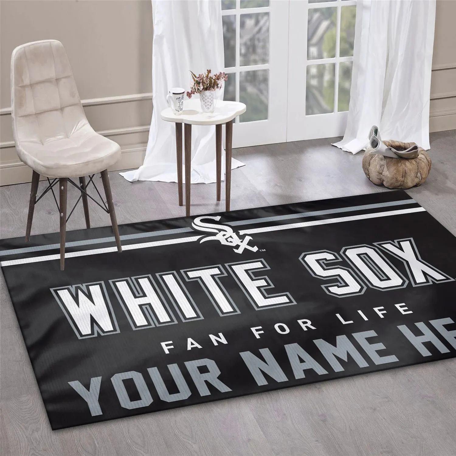 Chicago White Sox Personalized MLB Area Rug, Living Room Rug US Decor Indoor Outdoor Rugs 914IH-9837