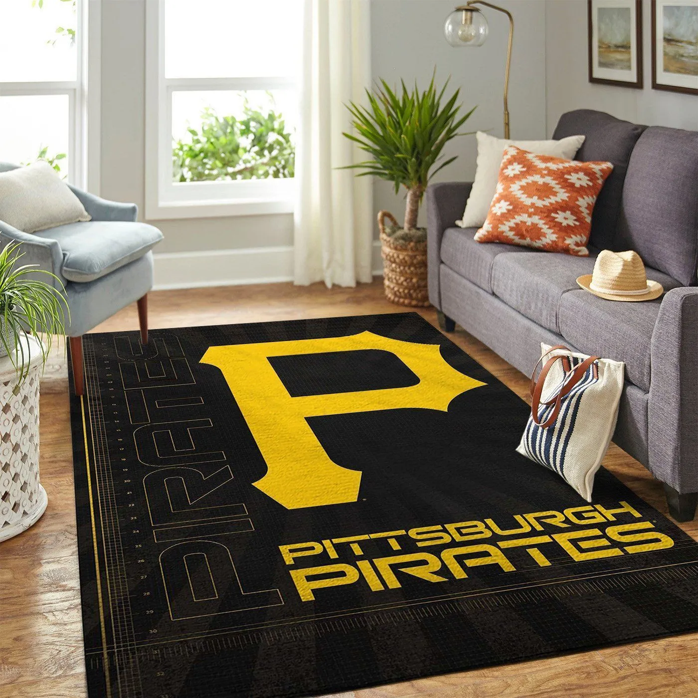Pittsburgh Pirates MLB Team Logo Style Nice Gift Home Decor Rectangle Area Rug Indoor Outdoor Rugs 513YJ-1173