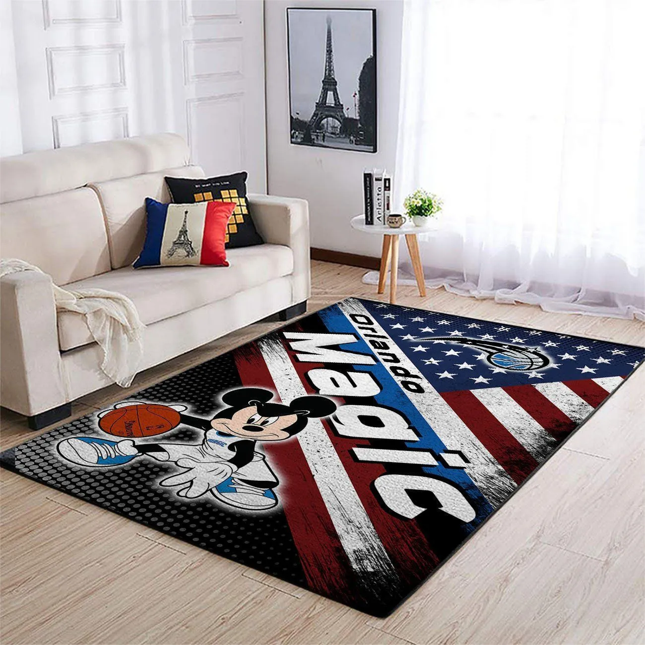 Orlando Magic NBA Team Logo Mickey Us Style Nice Gift Home Decor Rectangle Area Rug Indoor Outdoor Rugs 474AM-1534