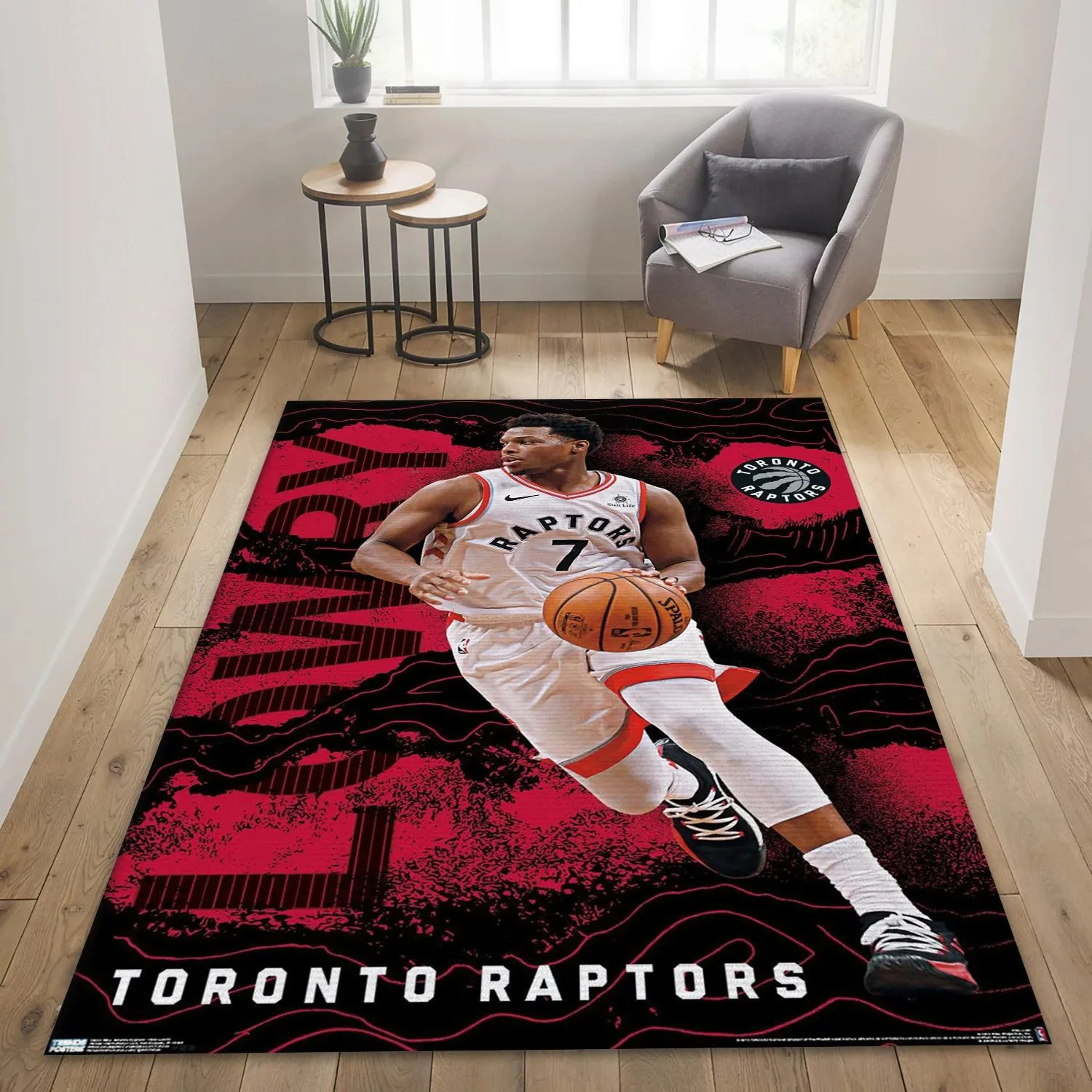 Kyle Lowry Toronto Raptors NBA Area Rug, Living Room Rug Home Decor Indoor Outdoor Rugs 202AX-2189