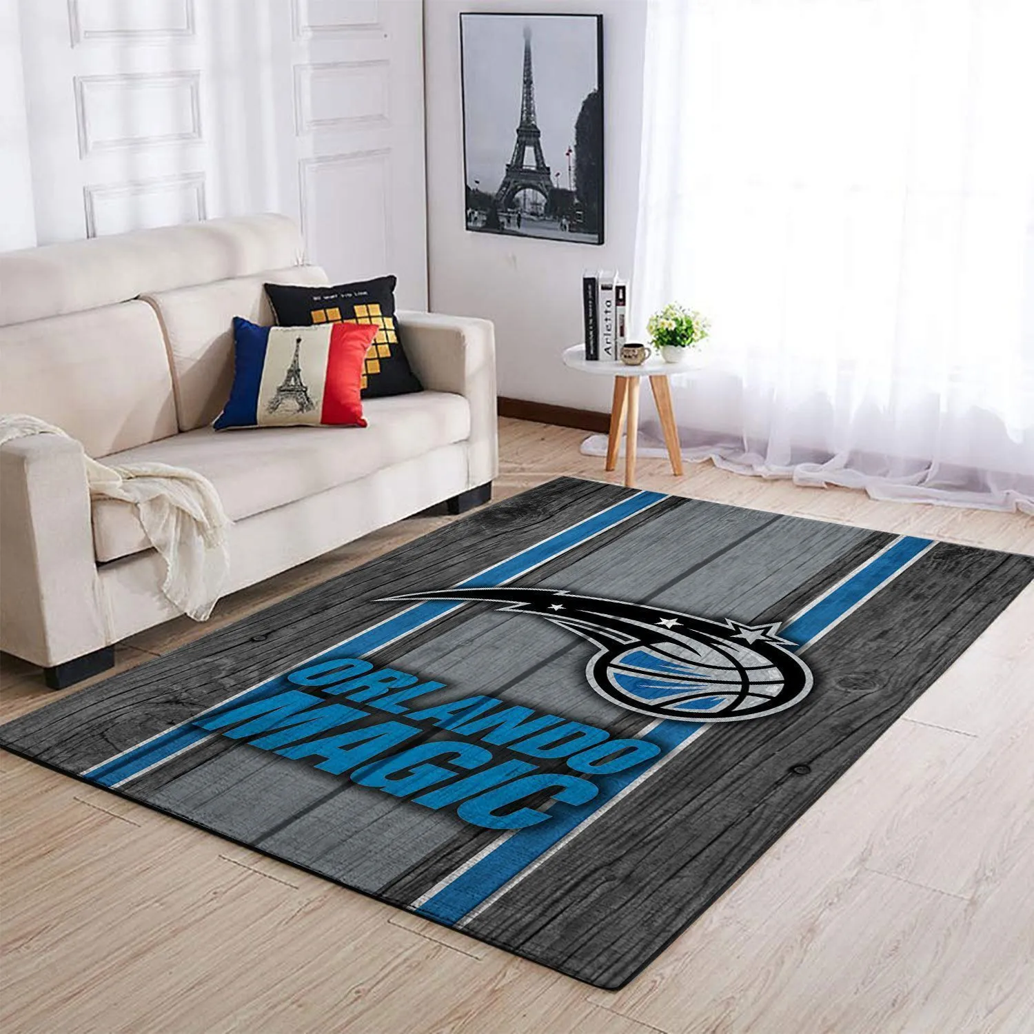 Orlando Magic NBA Team Logo Wooden Style Nice Gift Home Decor Rectangle Area Rug Indoor Outdoor Rugs 444DT-3893