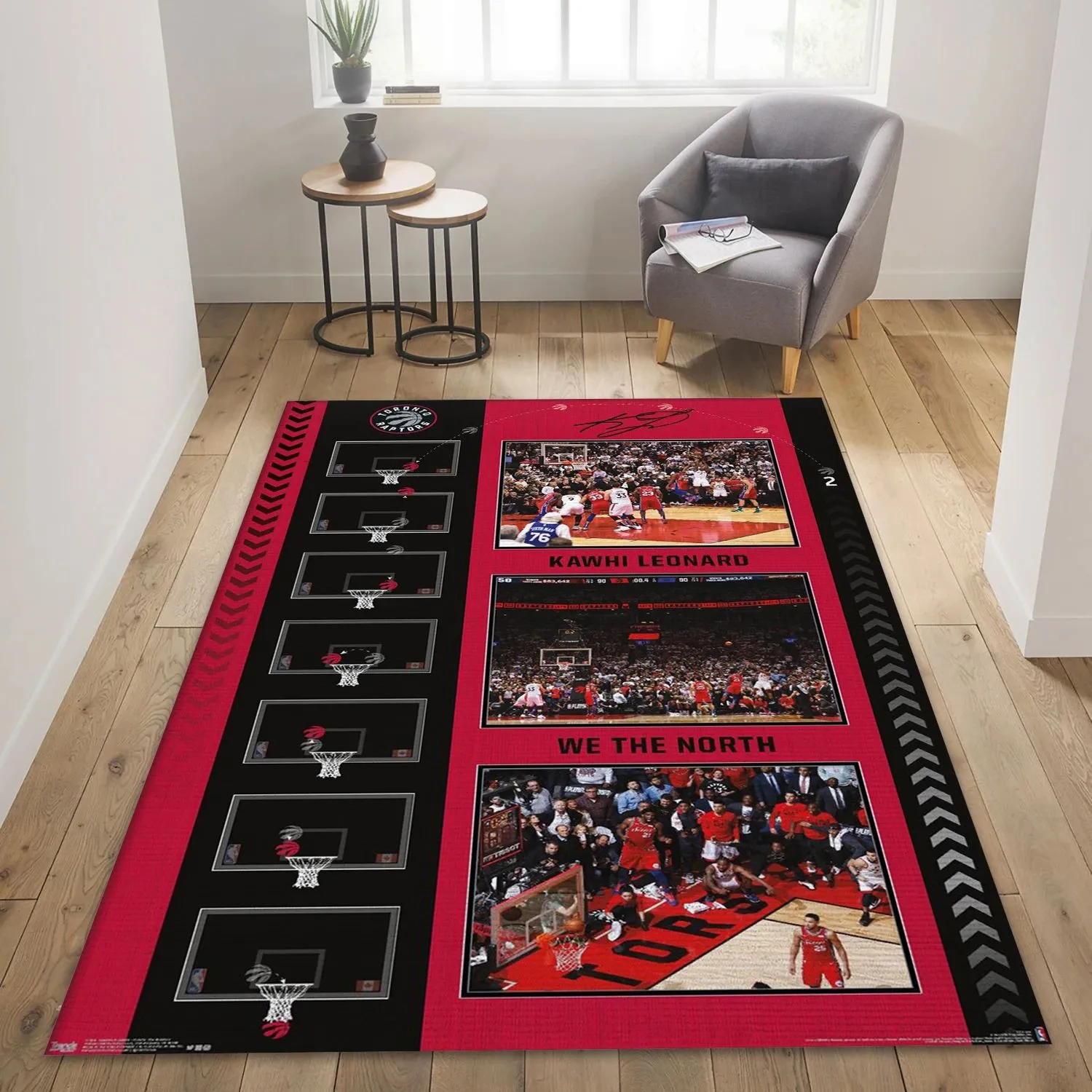 Kawhi Leonard Toronto Raptors NBA Area Rug, Living Room Rug Home Decor Indoor Outdoor Rugs 957ED-3652