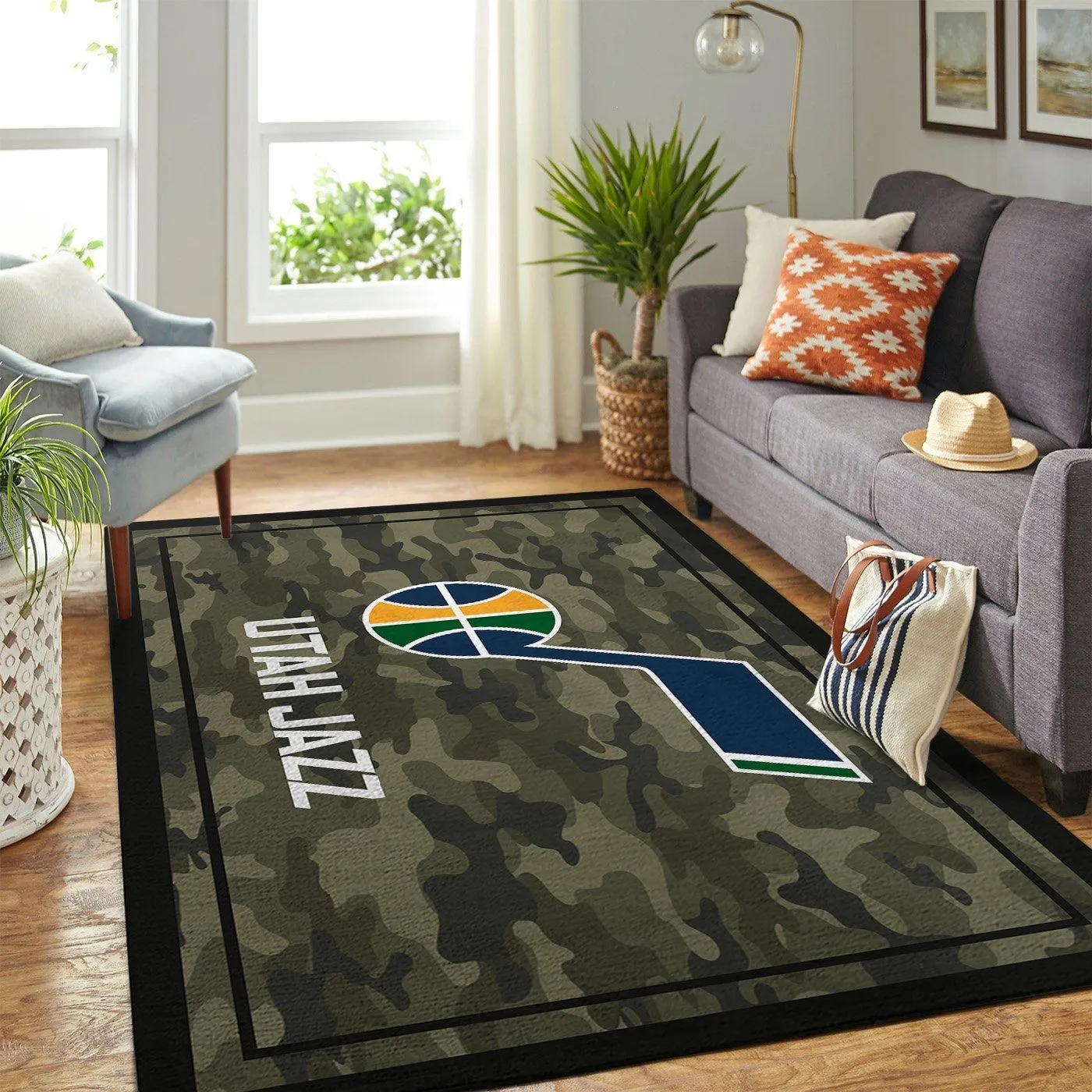 New York Knicks NBA Team Logo Camo Style Nice Gift Home Decor Rectangle Area Rug Indoor Outdoor Rugs 315RW-1322