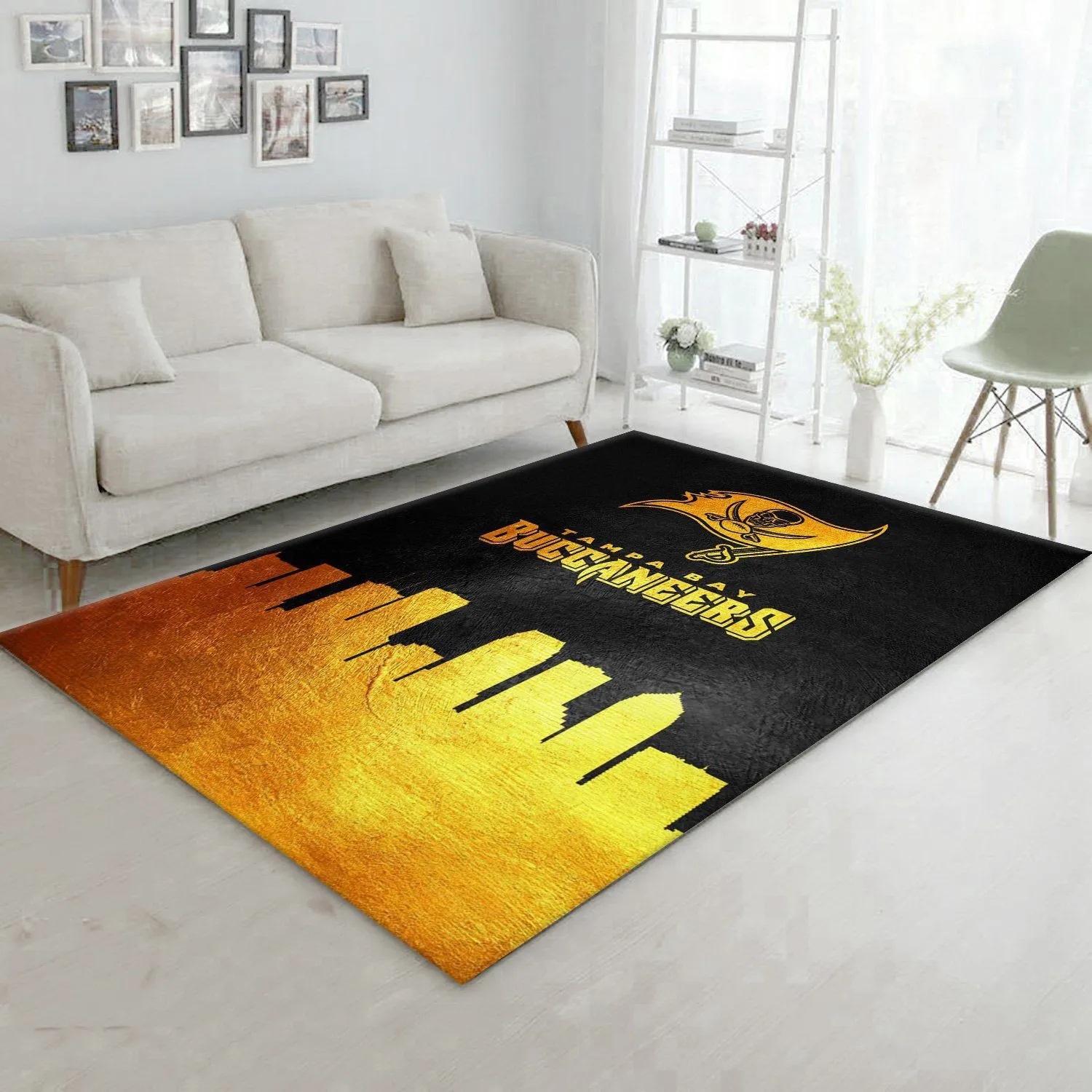 Tampa Bay Buccaneers NFL For Christmas Rug Rectangle Area Rugs Carpet For Living Room, Bedroom, Kitchen Rugs, Non-Slip Carpet 851QN-5681