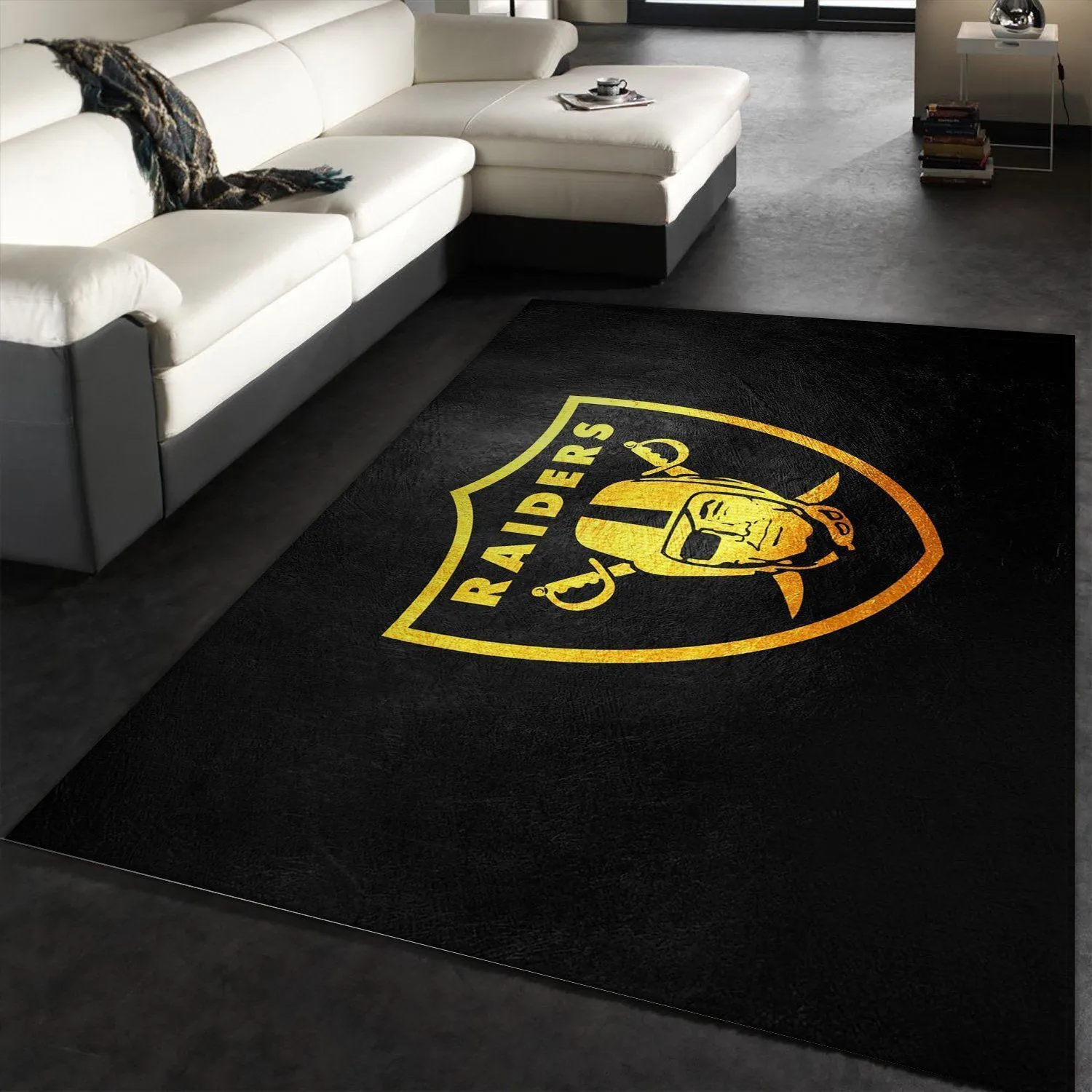 Las Vegas Raiders NFL Area Rug, Living room and bedroom Rug, Home US Decor Indoor Outdoor Rugs 276JL-6679