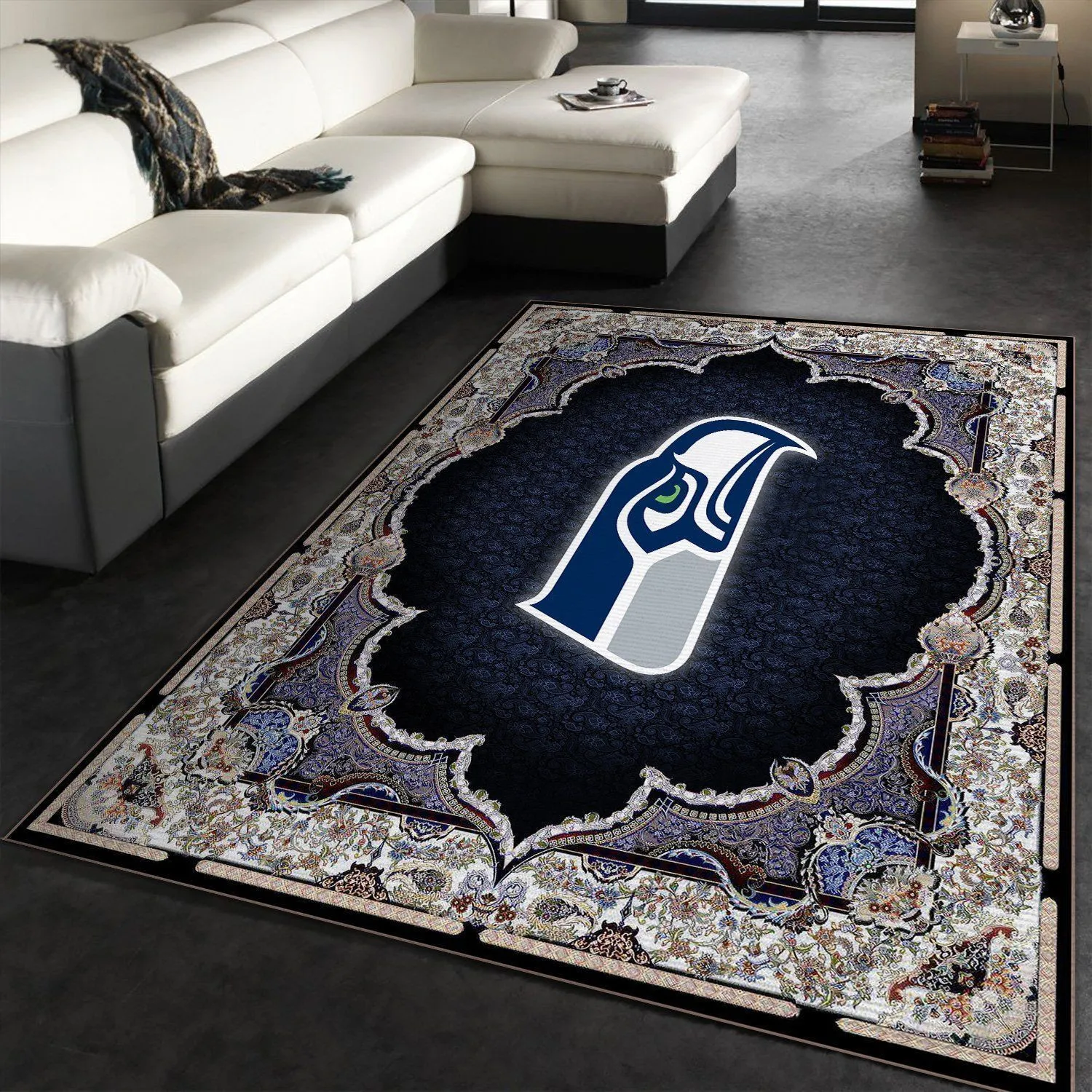 Seattle Seahawks NFL Rug Room Carpet Sport Custom Area Floor Home Decor V1 Indoor Outdoor Rugs 198RR-6558