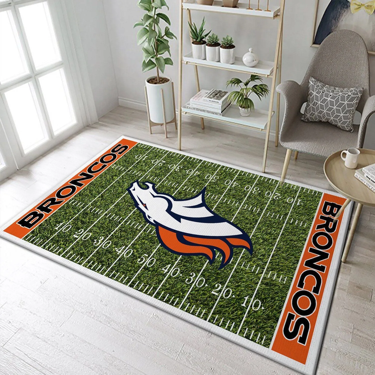 Denver Broncos NFL Rectangle Carpet Rugs Indoor Outdoor Rugs 876BM-5671