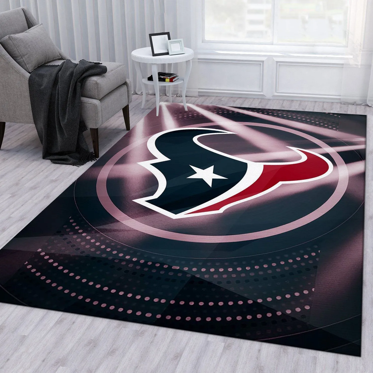 Houston Texans NFL Rug Living Room Rug US Gift Decor Indoor Outdoor Rugs 978FE-3485
