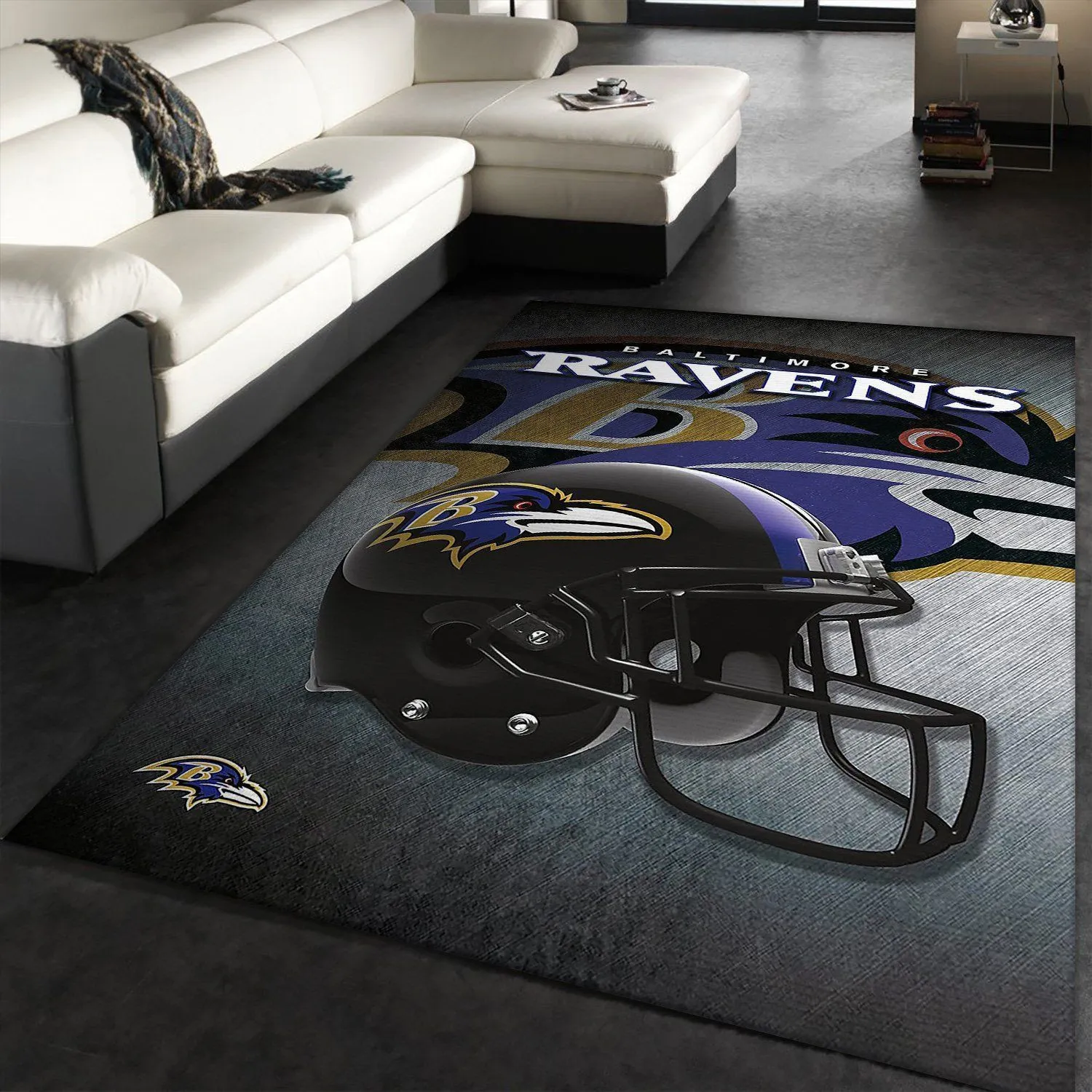 Baltimore Ravens NFL Home Decor Area Rug Rugs For Living Room Rug Home Decor Indoor Outdoor Rugs 482HV-8876