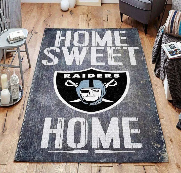 Las Vegas Raiders NFL Area Rugs Living Room Carpet Fn041207 Christmas Gift Floor Decor Indoor Outdoor Rugs 379CE-5590
