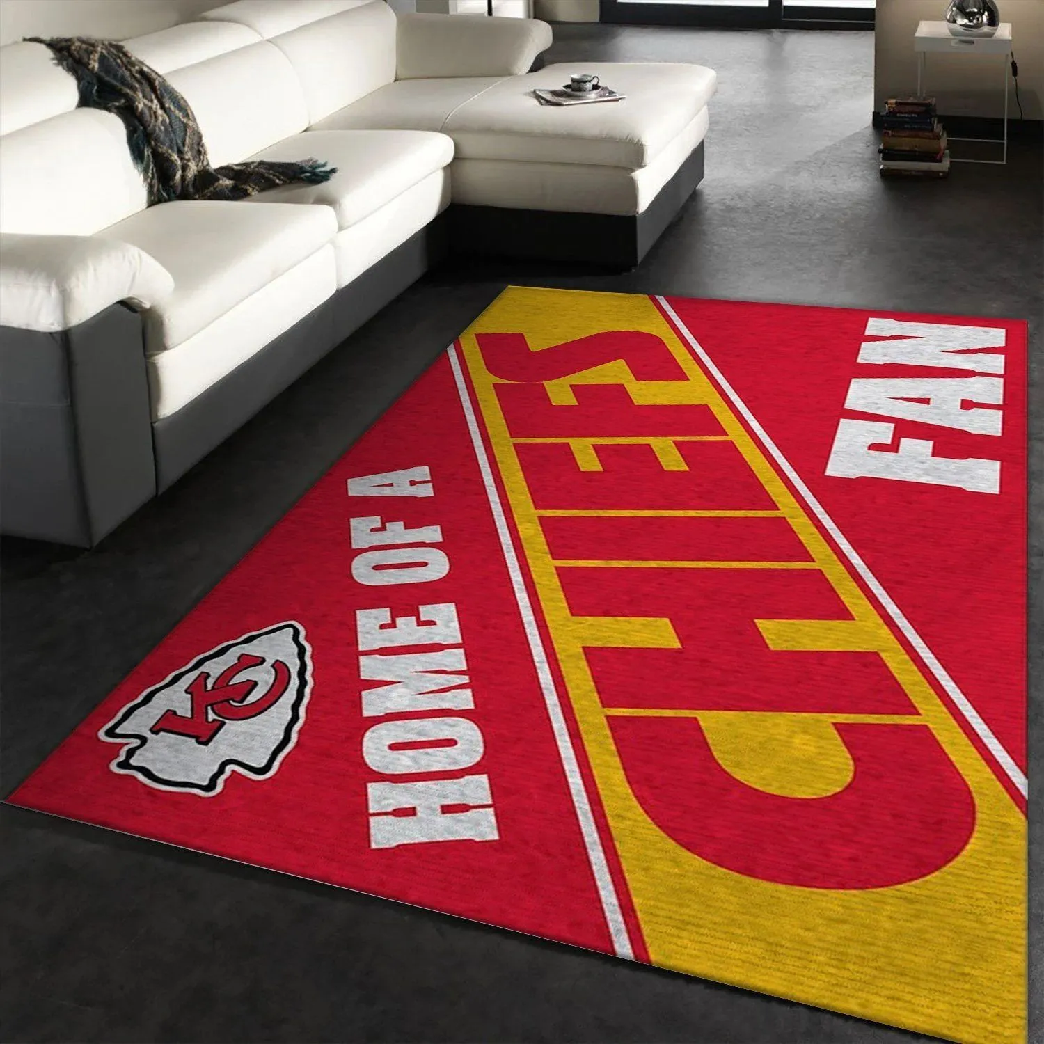 Kansas City Chiefs Team NFL Area Rug Carpet, Bedroom, Christmas Gift US Decor Indoor Outdoor Rugs 516QK-3027