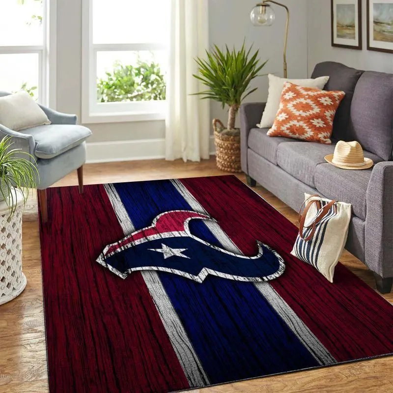 Houston Texans NFL Rug Room Carpet Sport Custom Area Floor Home Decor V1 Indoor Outdoor Rugs 699SD-3005