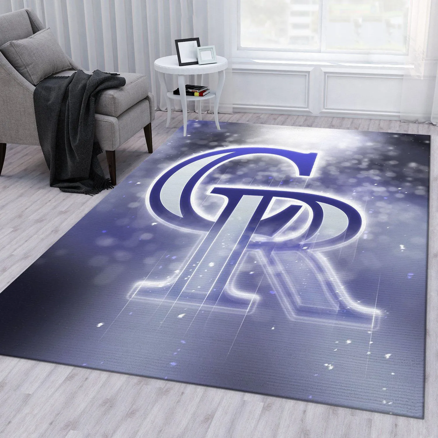 Colorado Rockies NFL Area Rug For Christmas Living Room Rug Home Decor Floor Decor Indoor Outdoor Rugs 142RO-4144