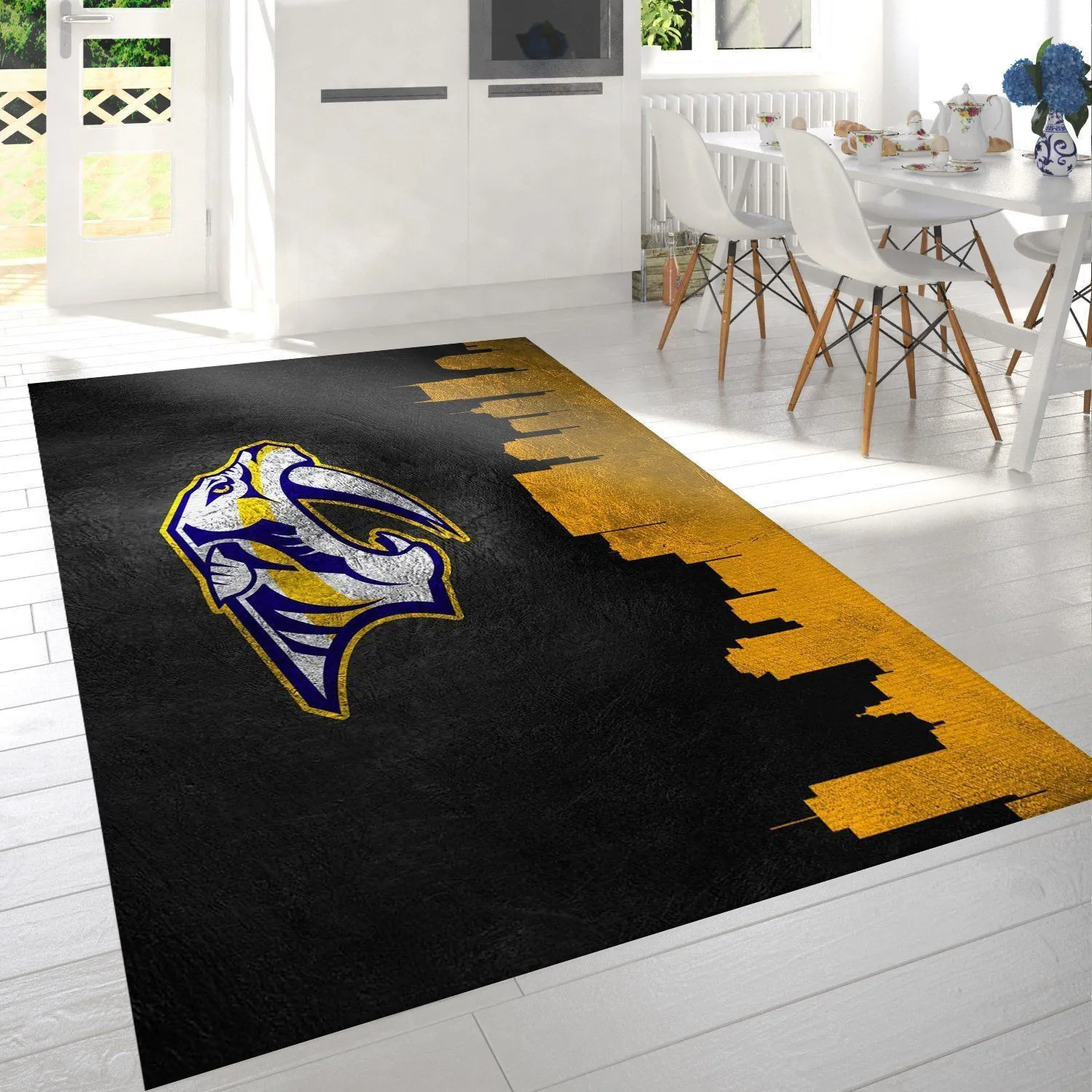 Nashville Predators NFL Area Rug Living Room Rug US Gift Decor Indoor Outdoor Rugs 529RC-3809