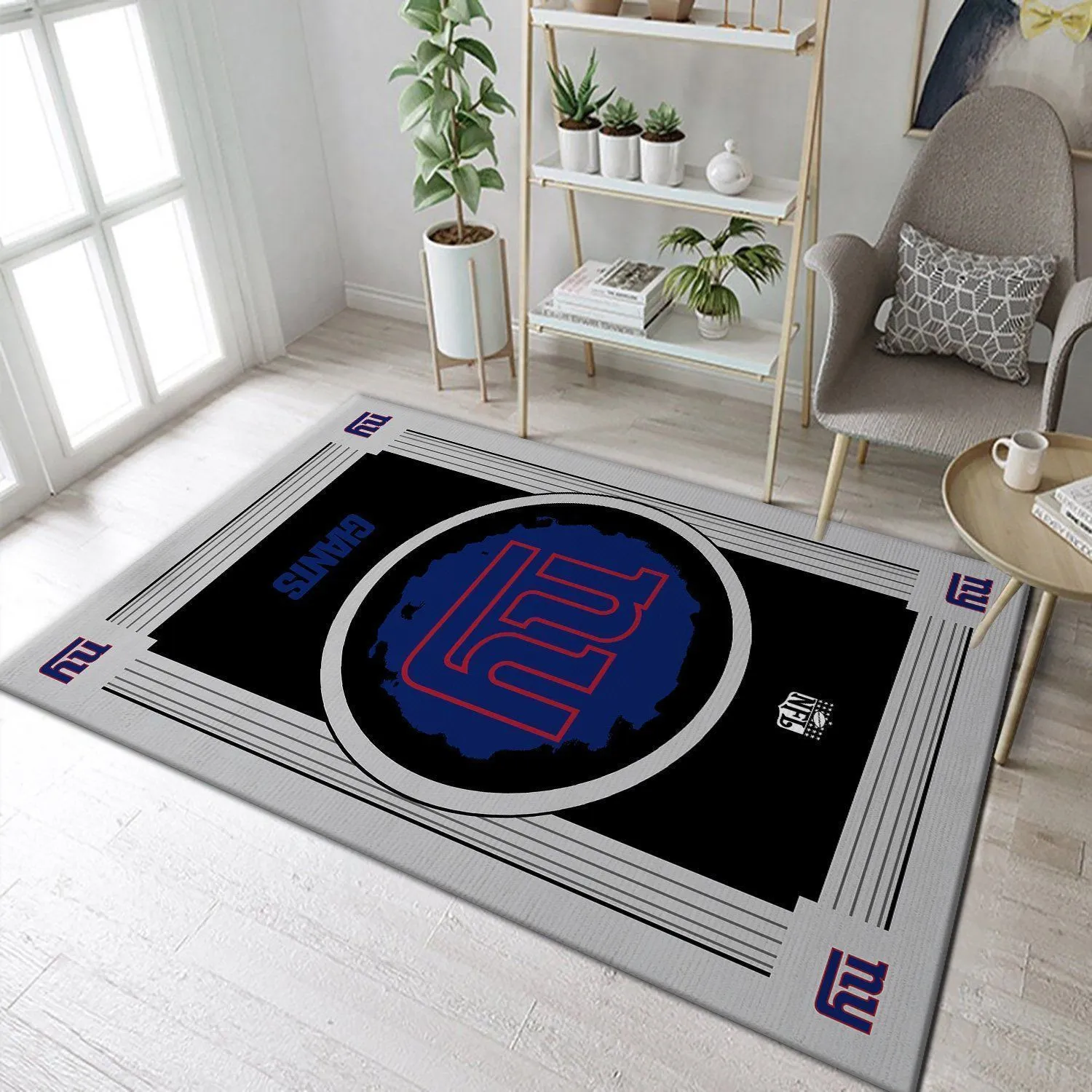 New York Giants NFL Team Logo Area Rugs Living Room Carpet Floor Decor The US Decor Indoor Outdoor Rugs 274TL-7012