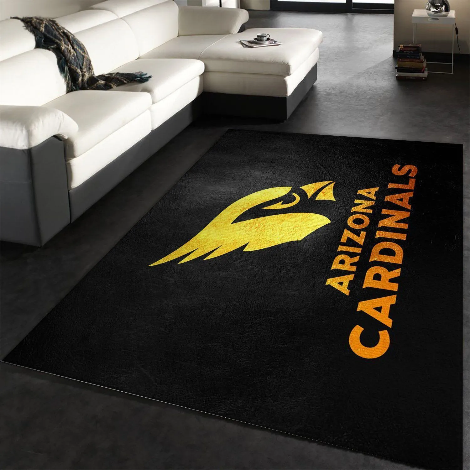 Arizona Cardinals NFL Team Logos Area Rug, Living room and bedroom Rug, US Gift Decor Indoor Outdoor Rugs 693MT-6878