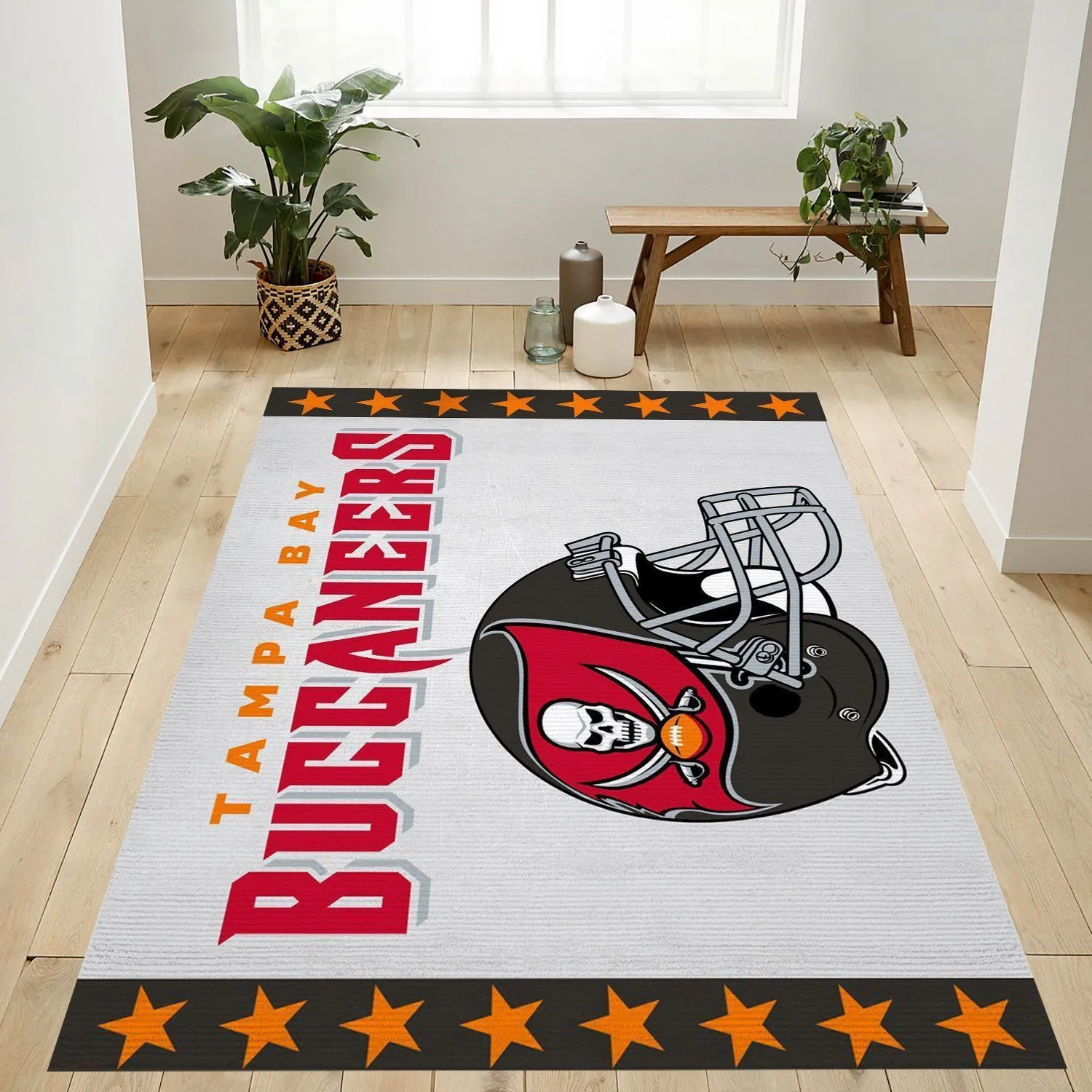 Tampa Bay Buccaneers NFL Team Logo Rug Bedroom Rug Home US Decor Indoor Outdoor Rugs 714AR-2503