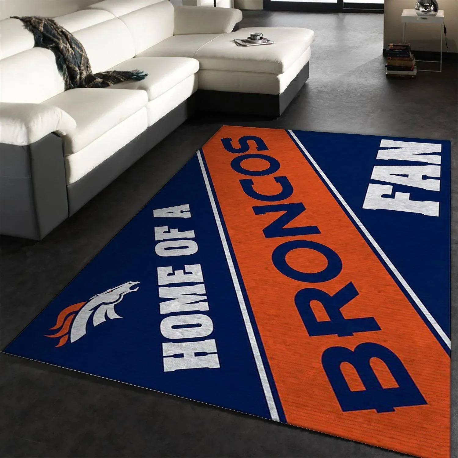 Denver Broncos Team NFL Area Rug, Kitchen Rug, Christmas Gift US Decor Indoor Outdoor Rugs 526QO-7041