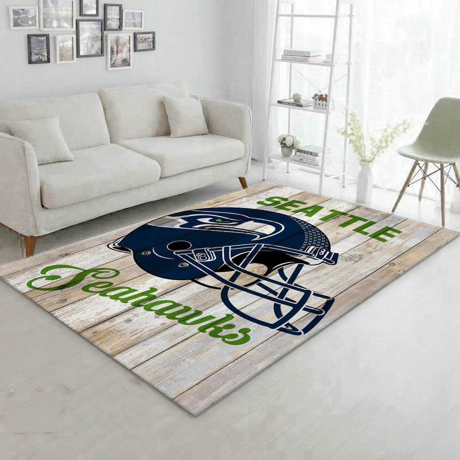 Seattle Seahawks NFL Area Rug Bedroom Rug Christmas Gift US Decor Indoor Outdoor Rugs 759EP-4990