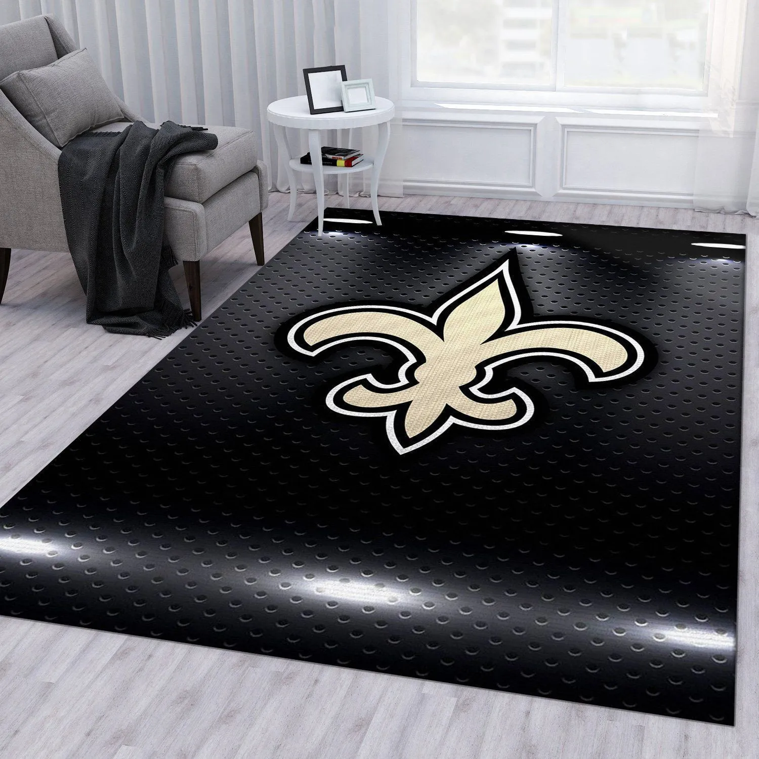 New Orleans Saints NFL Rug Bedroom Rug Home US Decor Indoor Outdoor Rugs 902YE-7590