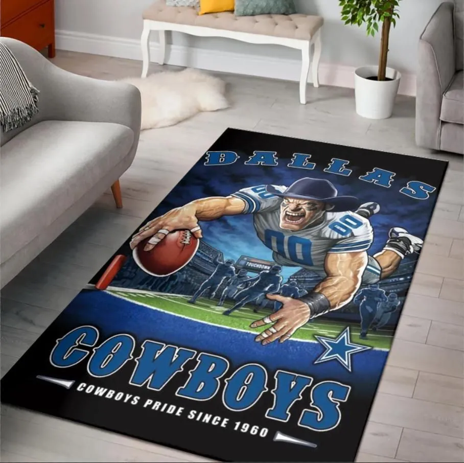 Dallas Cowboys Cowboys Pride Since 1960 NFL Team Area Rug Rugs For Living Room Rug Home Decor Indoor Outdoor Rugs 898VH-5601
