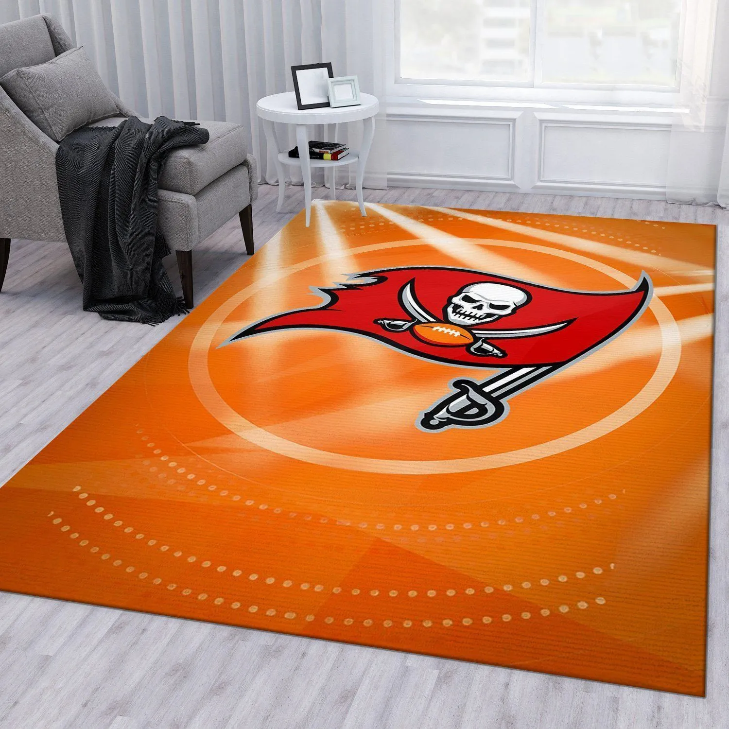 Tampa Bay Buccaneers NFL Area Rug For Christmas Bedroom Rug US Gift Decor Indoor Outdoor Rugs 962HX-5716