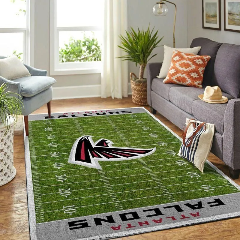 Atlanta Falcons NFL Rug Room Carpet Sport Custom Area Floor Home Decor V6 Indoor Outdoor Rugs 523WH-1033