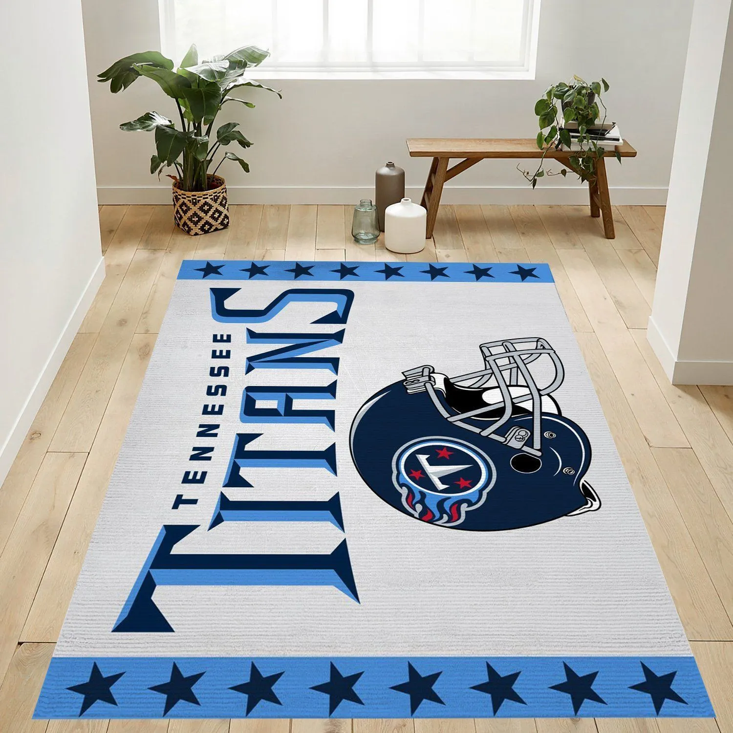 Tennessee Titans Helmet NFL Area Rug Bedroom Rug US Gift Decor Indoor Outdoor Rugs 793IZ-8722