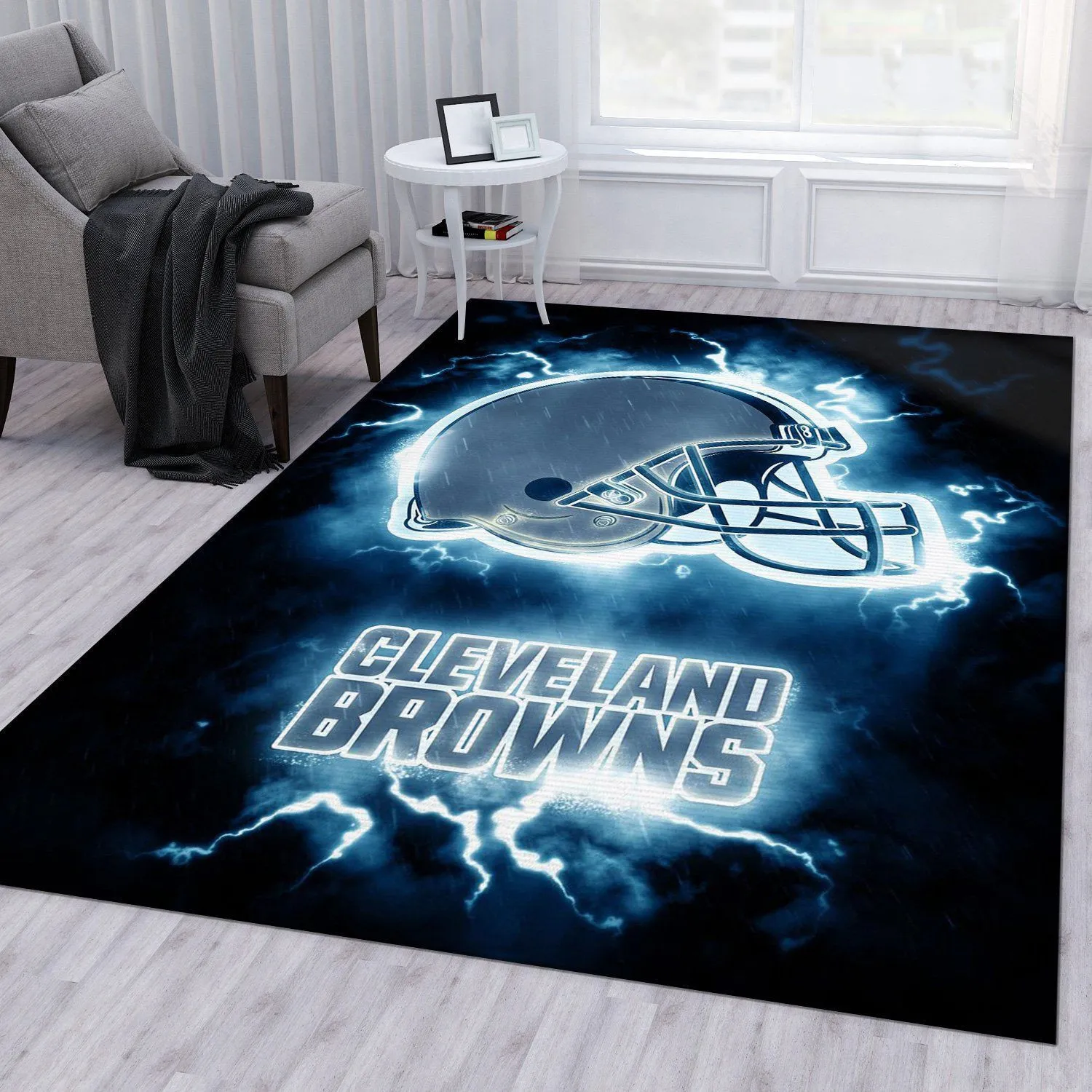 Cleveland Browns NFL Area Rugs For Living Room Rectangle Rug Bedroom Rugs Carpet Flooring Gift 972WI-9106