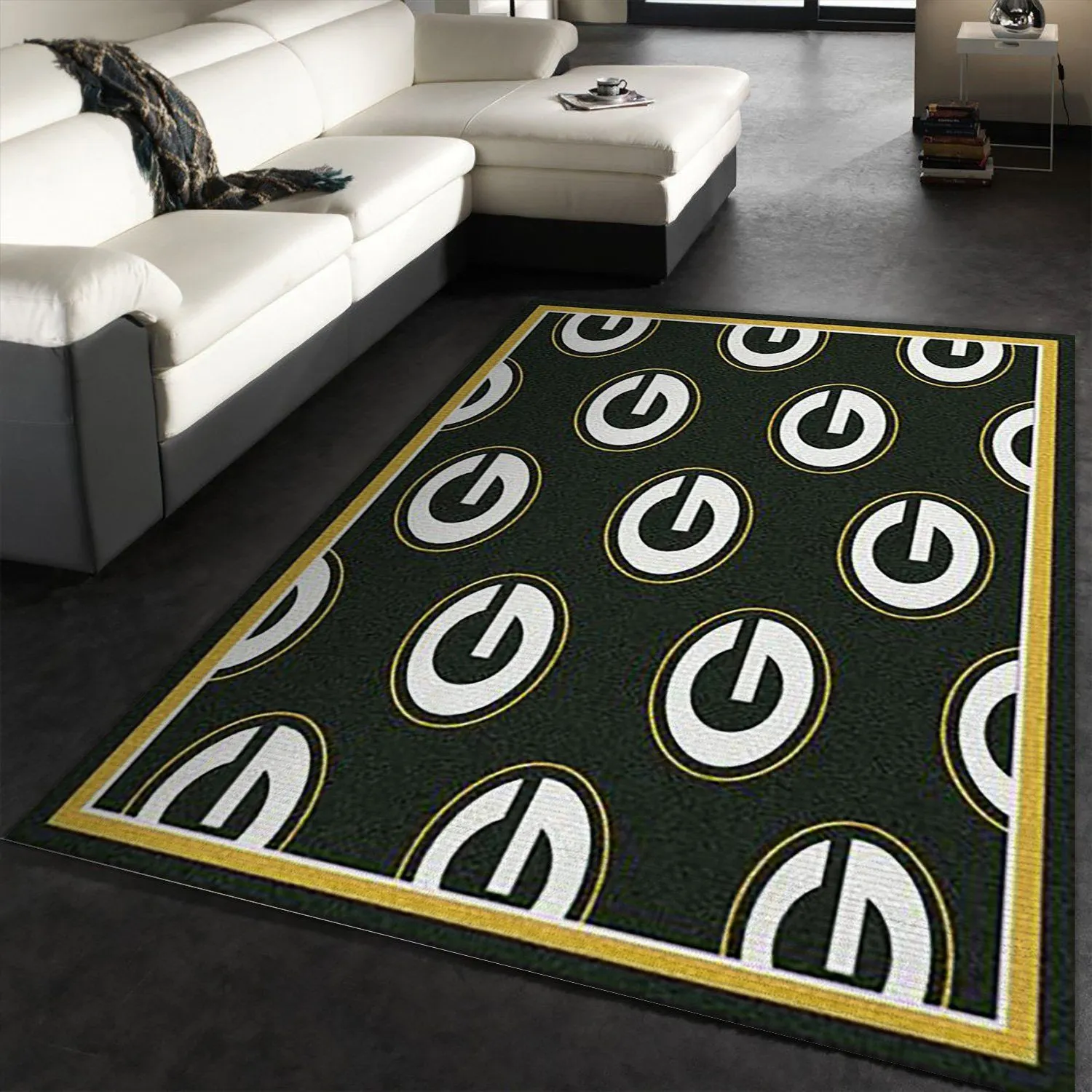 Green Bay Packers Repeat NFL Team Kitchen Rectangle Rug Decor Area Rugs For Living Room Bedroom Kitchen Rugs Home Carpet Flooring 014745 955RR-3493