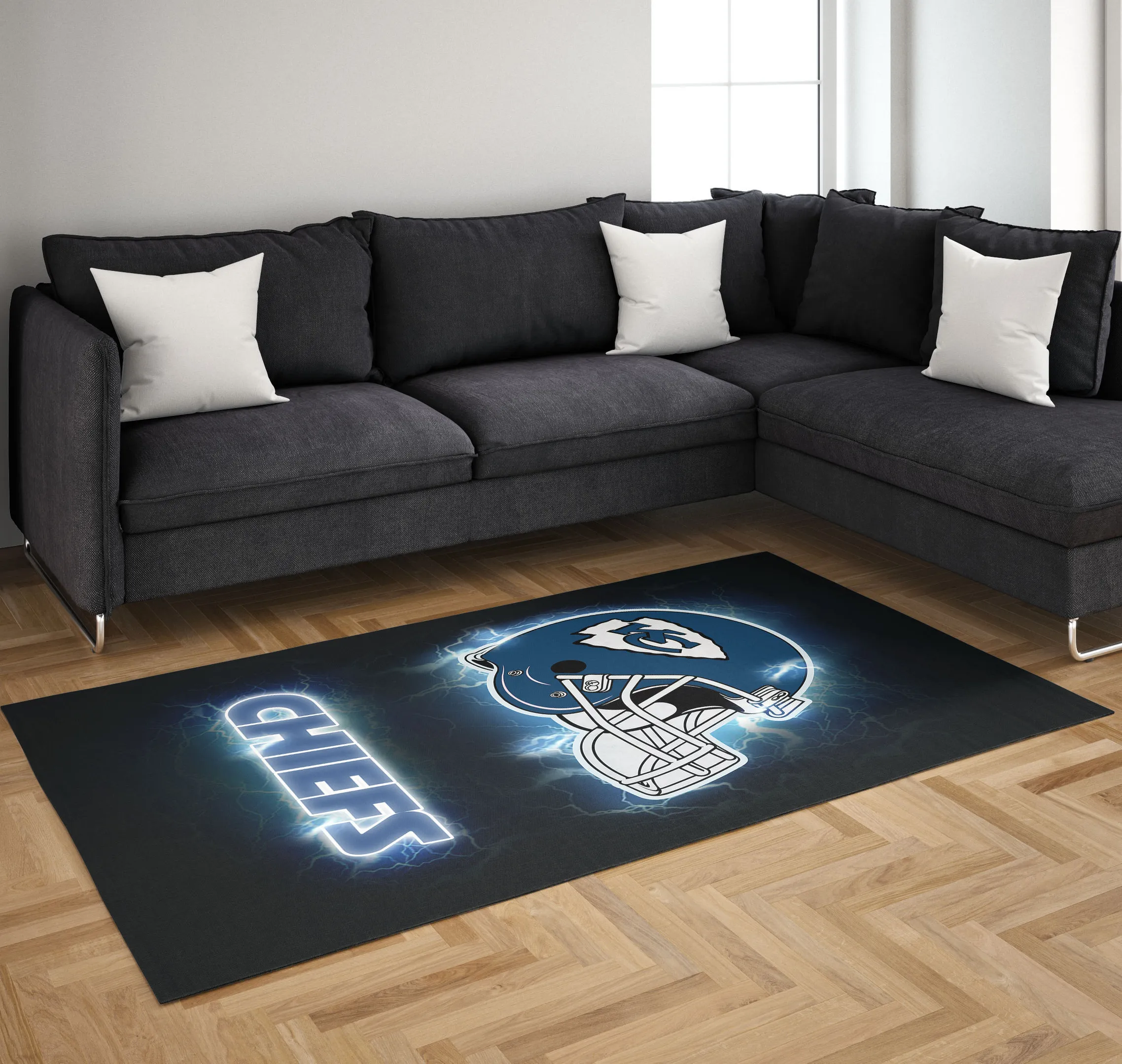 Kansas City Chiefs NFL Rectangle Rug Decor Area Rugs For Living Room Bedroom Kitchen Rugs Home Carpet Flooring 782LF-4471