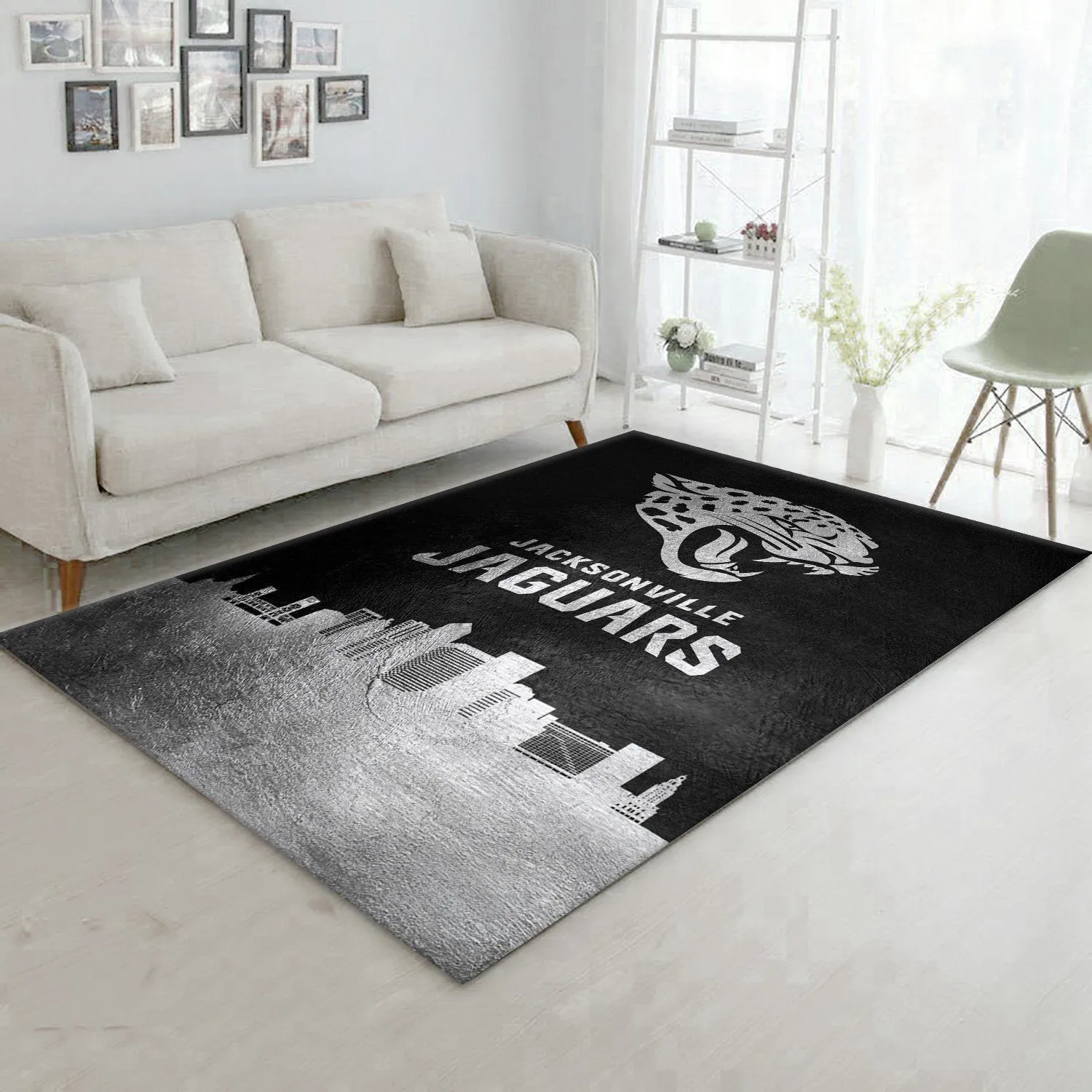 Jacksonville Jaguars NFL Team Logos Rectangle Rug Decor Area Rugs For Living Room Bedroom Kitchen Rugs Home Carpet Flooring 016767 531PO-8957