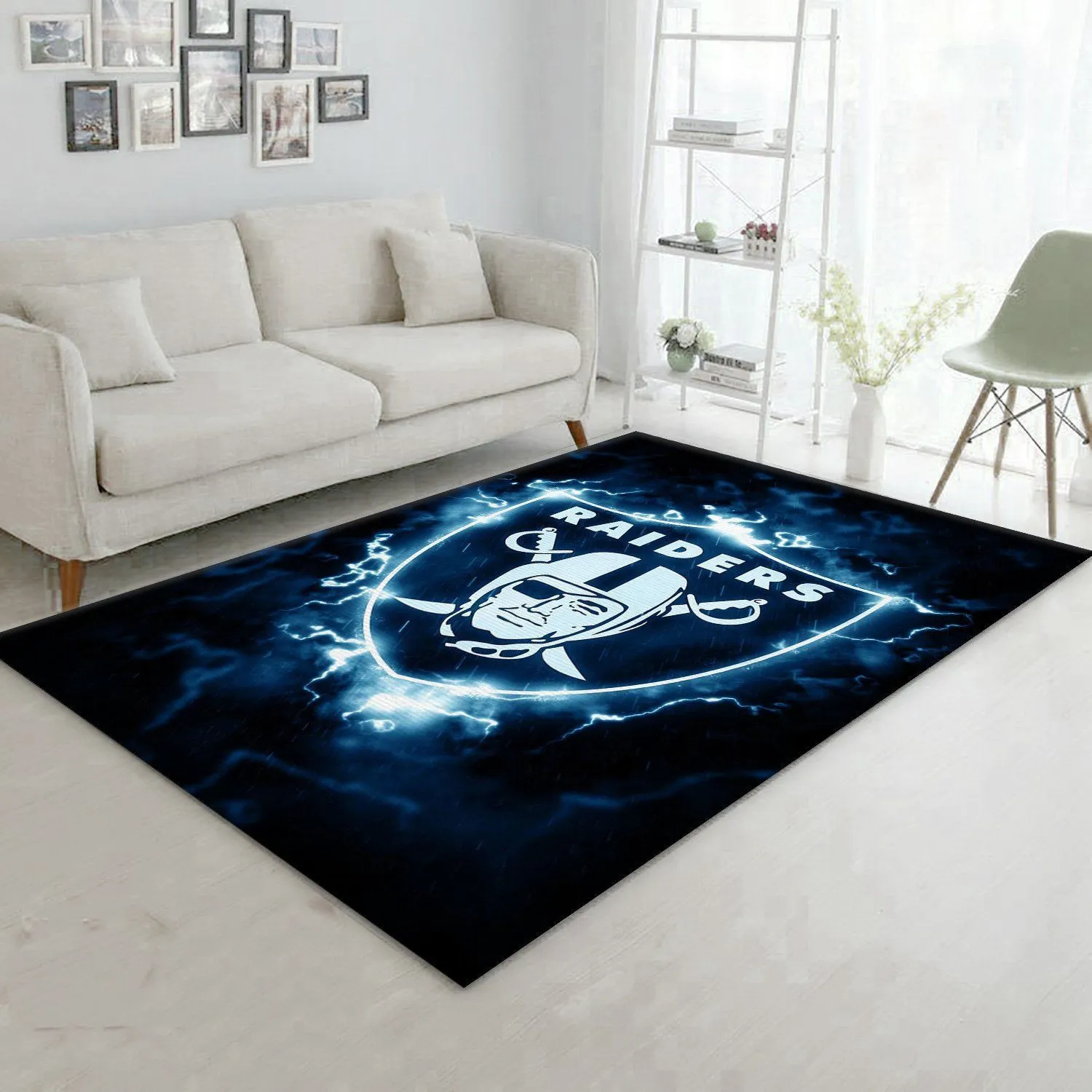 Las Vegas Raiders NFL Rectangle Rug Decor Area Rugs For Living Room Bedroom Kitchen Rugs Home Carpet Flooring 017465 629JA-6497