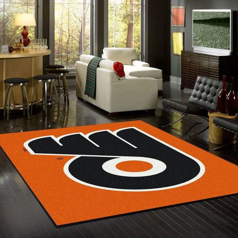 Philadelphia Flyers NFL Rectangle Area Rugs Carpet For Living Room, Bedroom, Kitchen Rugs, Non-Slip Carpet 631ZE-3448