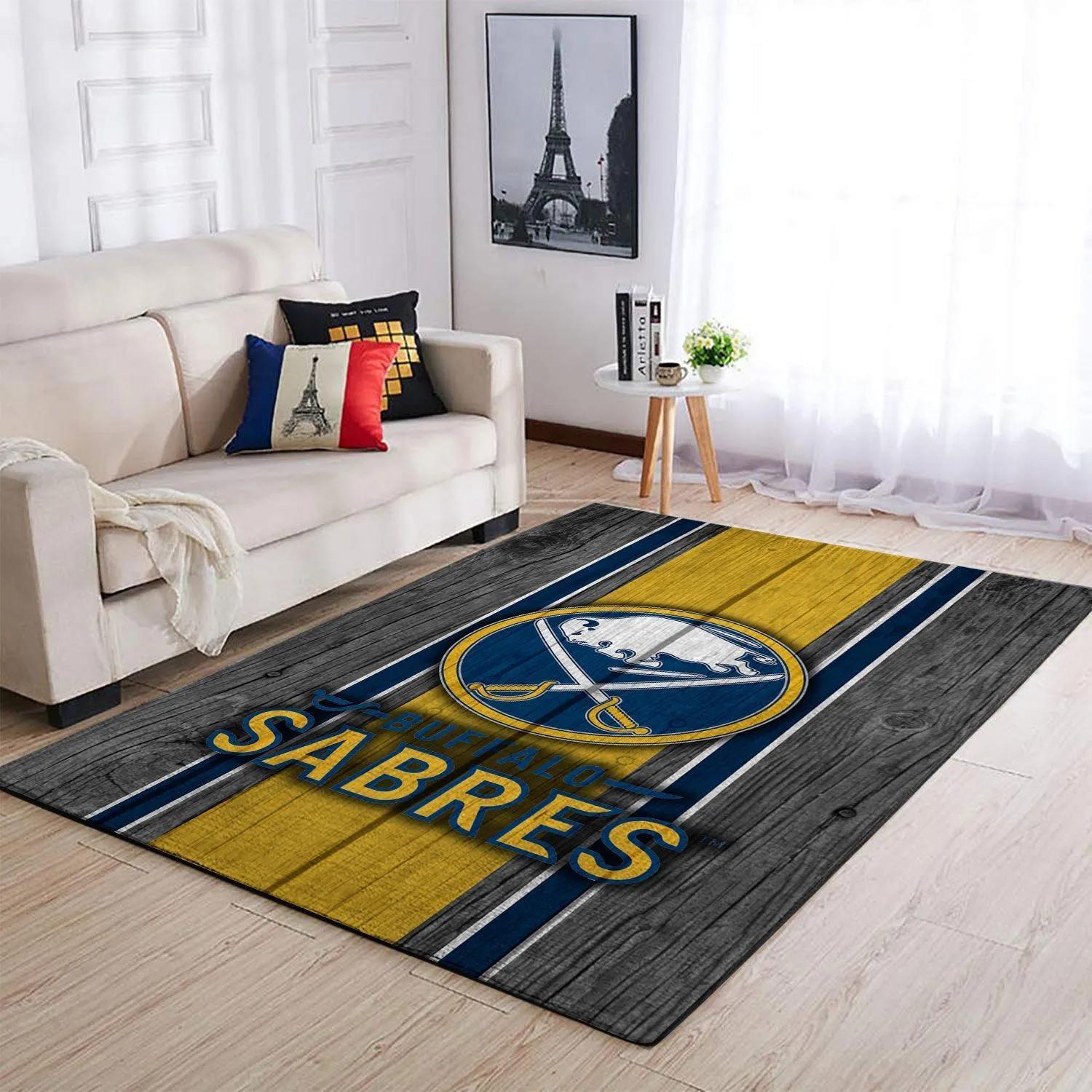 Buffalo Sabres NHL Team Logo Style Area Rugs For Living Room Rectangle Rug Bedroom Rugs Carpet Flooring Gift 338KZ-4829