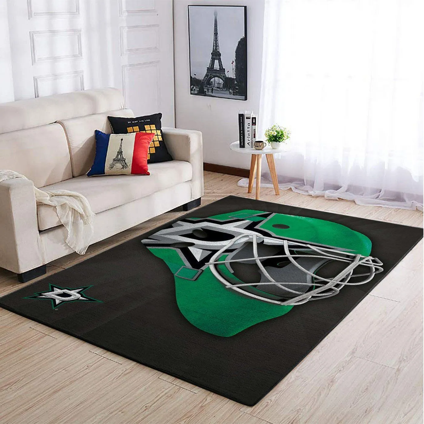 Dallas Stars NHL Team Logo Style Area Rugs For Living Room Rectangle Rug Bedroom Rugs Carpet Flooring Gift 137922 534KO-8824
