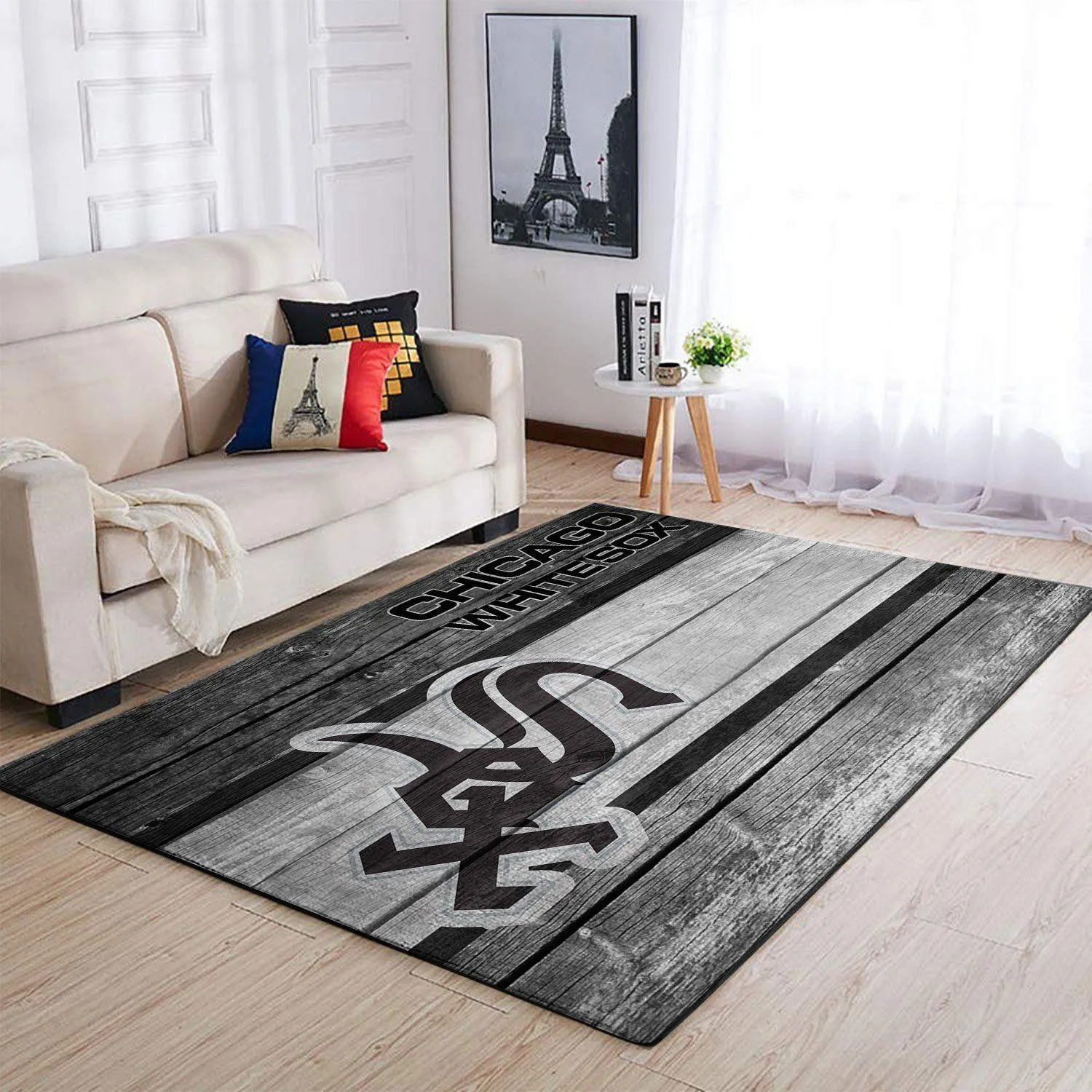 Chicago White Sox Mlb Team Logo Area Rugs Wooden Style Living Room Carpet Sports Rug Regtangle Carpet Floor Decor Home 501PQ-1299
