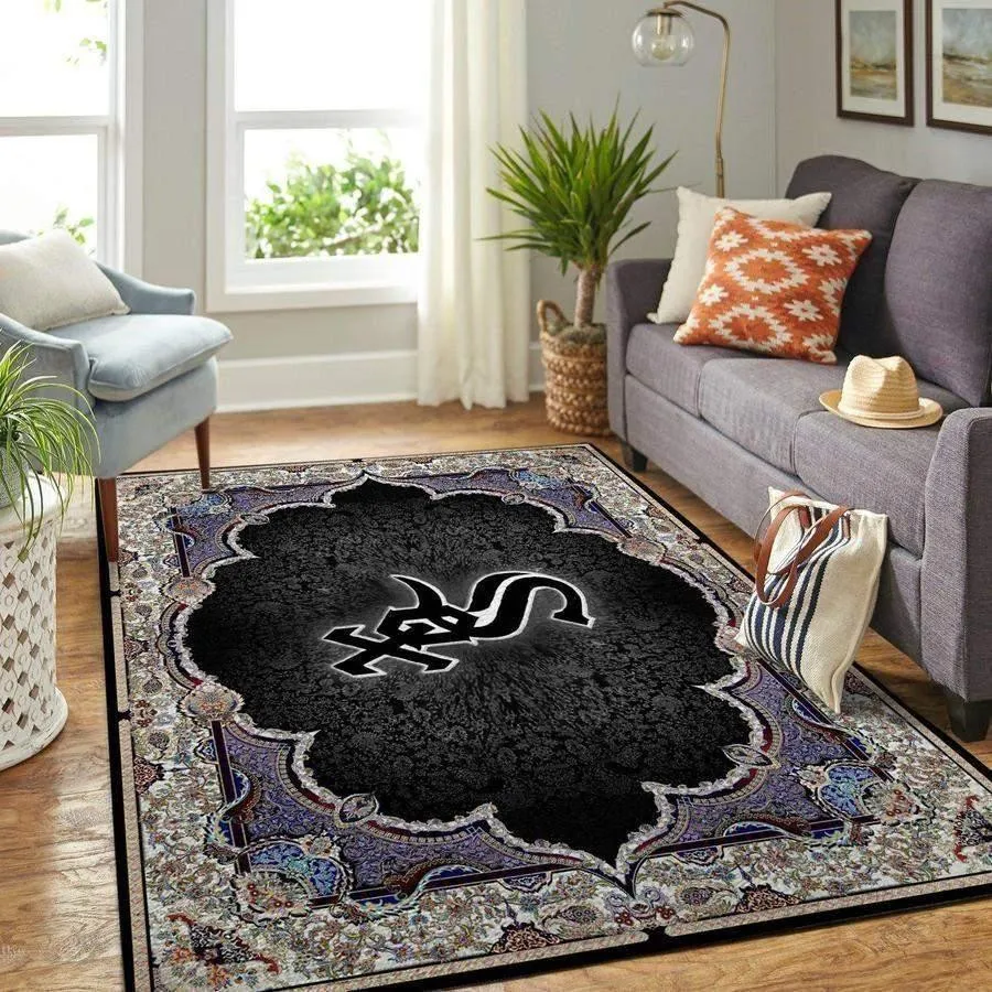 MLB Chicago White Sox Home Decor Team Logo Carpet Rug Living Room 860YB-6711