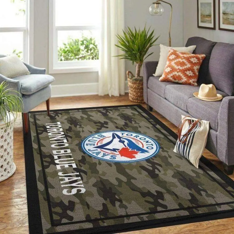 MLB Toronto Blue Jays Team Logo Carpet Rug Living Room 904FH-2341