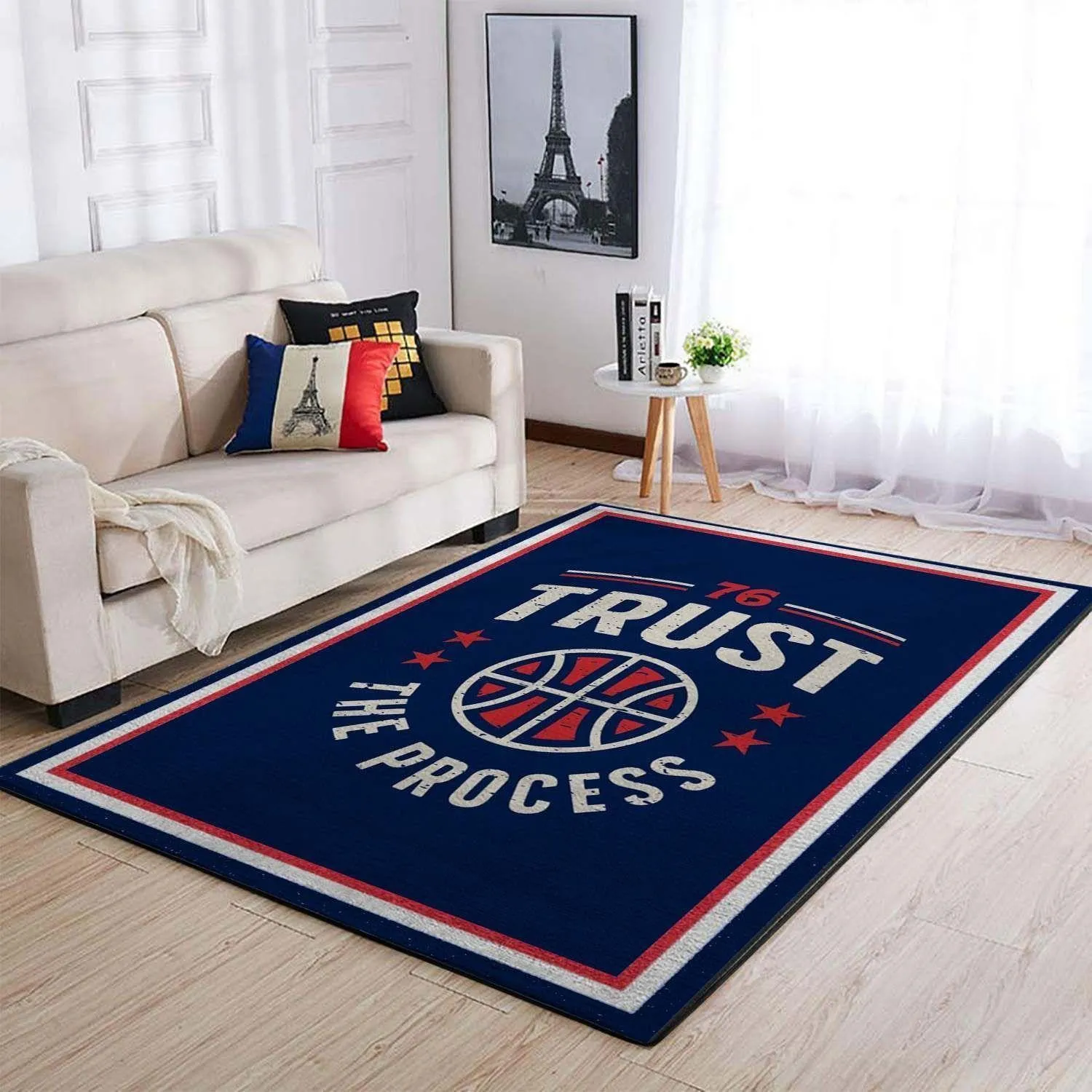 NBA Philadelphia 76Ers Living Room Carpet Sp131201 Rug Regtangle 739NY-2283